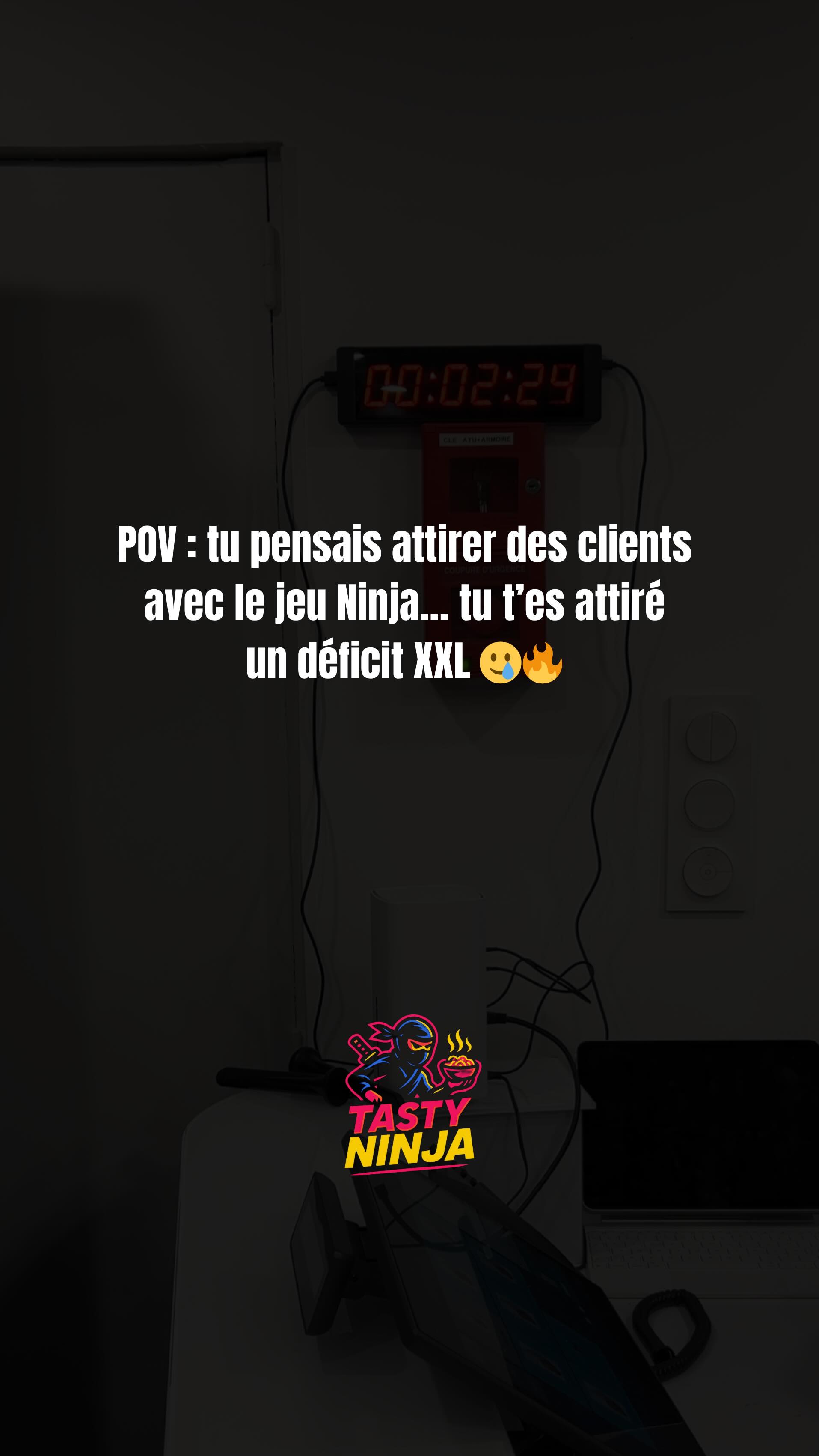 Quand tu te fais avoir à ton propre jeu et que tes ninjas mettent ton Tasty en déficit 🥲🥷
📍49 grande rue 91620, la ville du bois.
#tasty #poulet #halal #essonne91 #jeu #menugratuit #fastfood