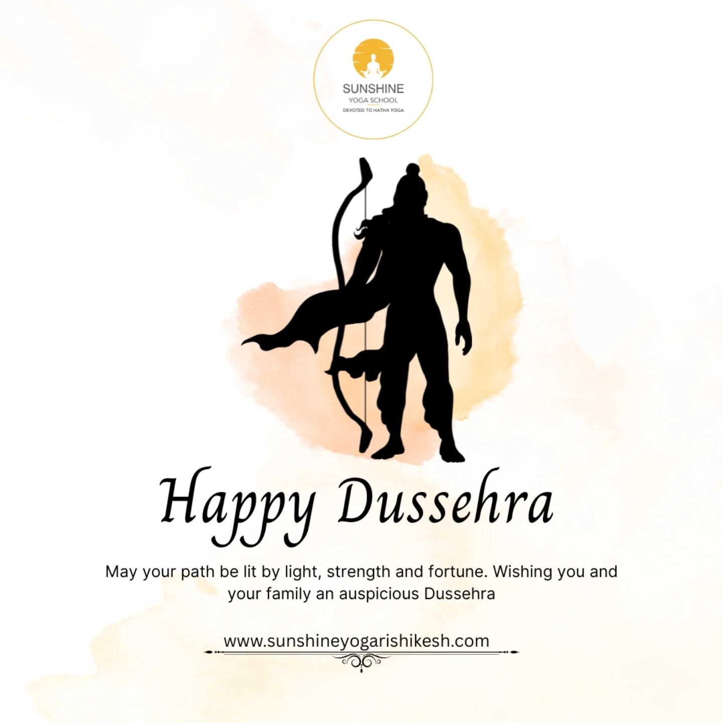 ๐ฅโจ Happy Dussehra 2025 โจ๐ฅ
May this Dussehra bring new beginnings and success in your life. ๐ธ
Wishing you and your family a very Happy Dussehra! ๐๐ซ
Just as Lord Ramaโs victory over Ravana symbolizes the triumph of good over evil, yoga helps us overcome stress, negativity, and imbalance leading us toward peace and inner strength. ๐ฟ๐ง
Join us at Sunshine Yoga School, Rishikesh, India for:
โจ Daily Yoga Classes.
โจ Special Yoga Workshops.
โจ Certified Yoga Teacher Training (TTC) Courses.
Celebrate this Dussehra with positivity, growth, and the light of yoga in your life. ๐
๐ Connect with us today and begin your journey in the Yoga Capital of the World.
www.sunshineyogarishikesh.com
#HappyDussehra #Dussehra2025 #VictoryOfGoodOverEvil #SunshineYogaSchool #YogaInRishikesh #YogaTTC #YogaWorkshops #YogaClasses