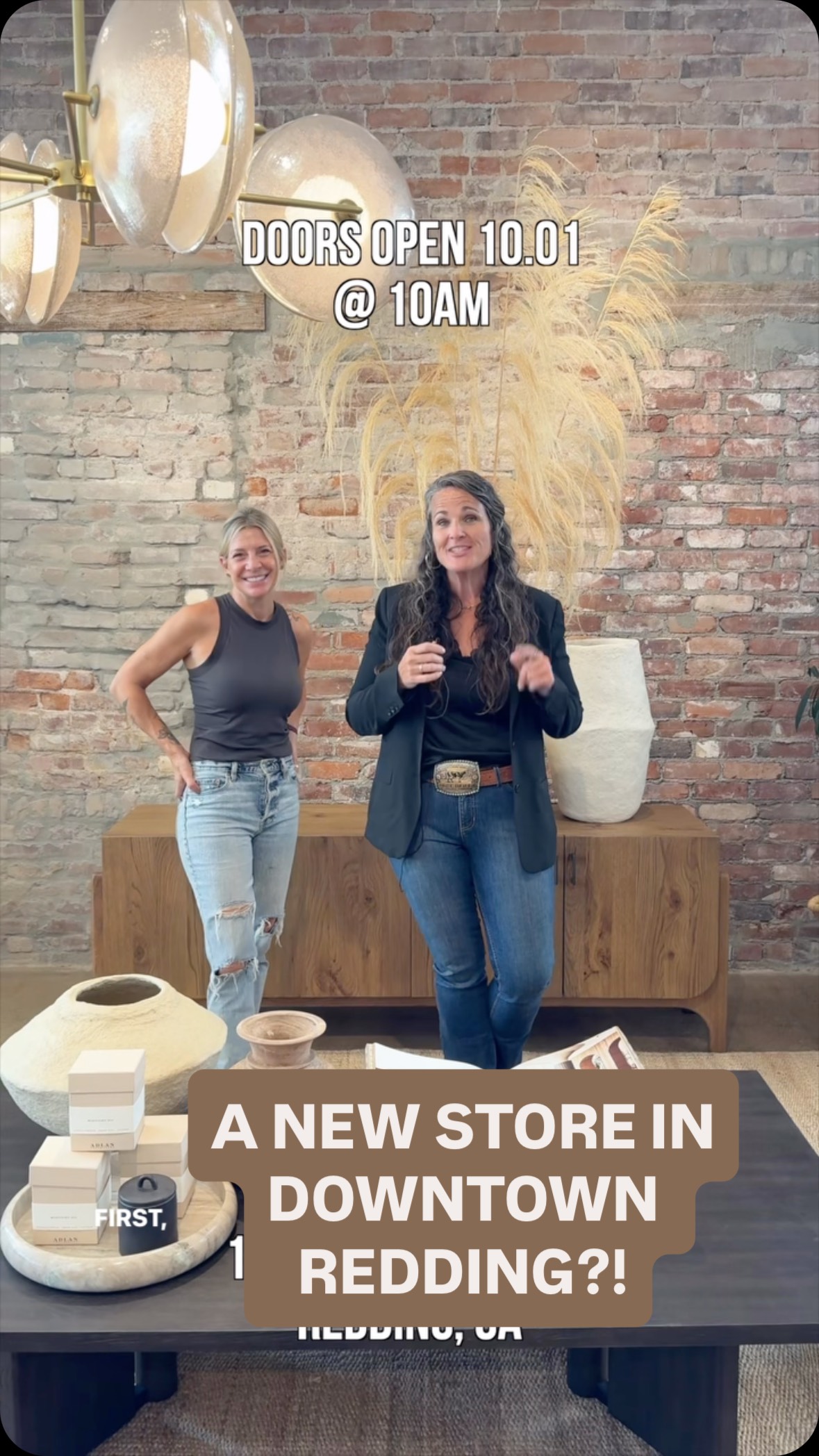 I interviewed Dustyn prior to her big opening of her new store location in downtown, asking her about her favorite new things she’s offering in this space. After getting a sneak peek, you HAVE to come check this place out!
You’ll fall in love with all the new items and like me, you’ll start itching to have them in your homes, your lobbies and offices.
Come see the new Curated Furniture and Decor location opening October 1st at 10am!
.
#collaborations #reddingrealestate #dreamhome #leadershipredding #californiaruralhomes #smalltownluxury #reddingca #shoppinginredding #shopsmall #giveback