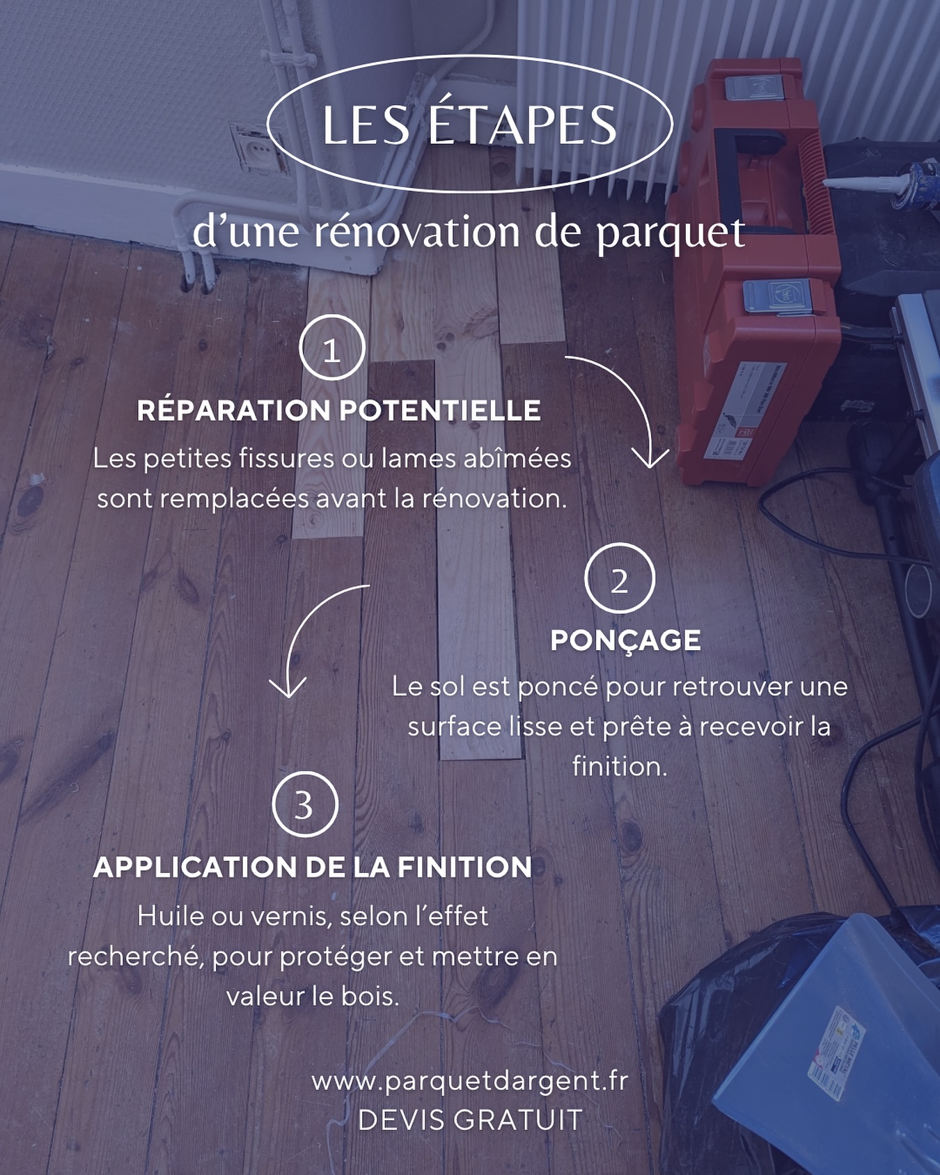 Chez Parquet D’argent, nous redonnons toute sa beauté à vos sols en bois grâce à une rénovation soignée et durable.
Du ponçage à la finition (huile ou vitrification), chaque étape est réalisée avec précision pour un parquet comme neuf. 🪵
🔨 Spécialistes en pose, rénovation et entretien de parquet en Gironde, nous mettons notre savoir-faire au service de vos intérieurs pour sublimer chaque pièce de votre maison.
Découvrez les étapes de la rénovation de parquet et contactez-nous pour un devis personnalisé.
#ParquetDargent #RénovationParquet #ParquetBois #DécorationIntérieure #TravauxMaison #PonçageParquet #Gironde