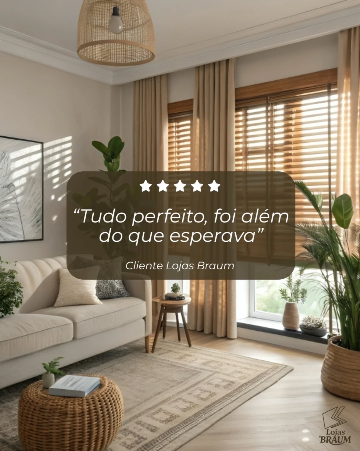 Simplesmente... Perfeito! ✨
Aquele depoimento que vale mais que mil palavras
Agradecemos a confiança!
#LojasBraum #DepoimentoCliente #ResultadosQueInspiram #5estrelas