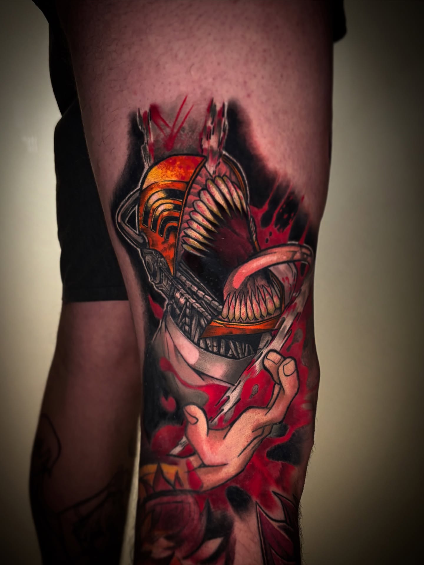 Chainsaw Man - I am very happy that I was finally able to make denji
#chainsawman #chainsawmantattoo #anime #animetattoo #colourtattoo #inkboostercream