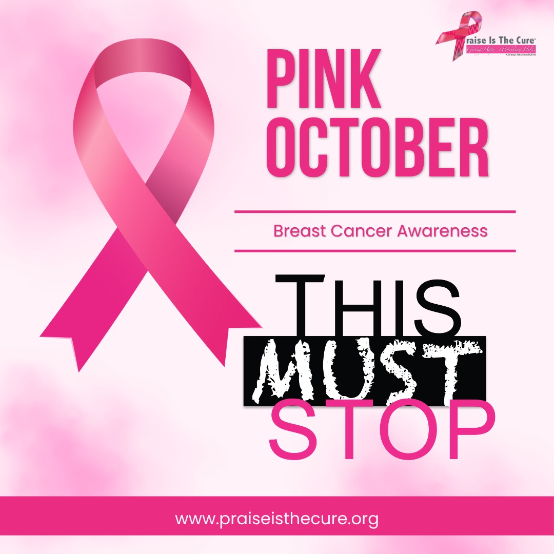 Today marks the start of Breast Cancer Awareness Month, but for us, awareness is only the beginning.
#ThisMustStop This Must Stop: The alarming rise in breast cancer diagnoses among Black women is unacceptable. We will not stand by while disparities in education, access, and care continue to put our community at greater risk.
At Praise Is The Cure®, we are committed to changing the narrative by providing breast health education, access to mammograms and screenings, and vital support for patients, survivors, and families.
In just 10 days, as we host the 20th Anniversary of Hope, Health, and Healing, together we can fight for equity and together we can stop this.
#breastcancerawareness2025 #breastcancerawareness🎀 #breastcancersurvivors #philadelphiaevents #phillyevents #phillyvolunteers