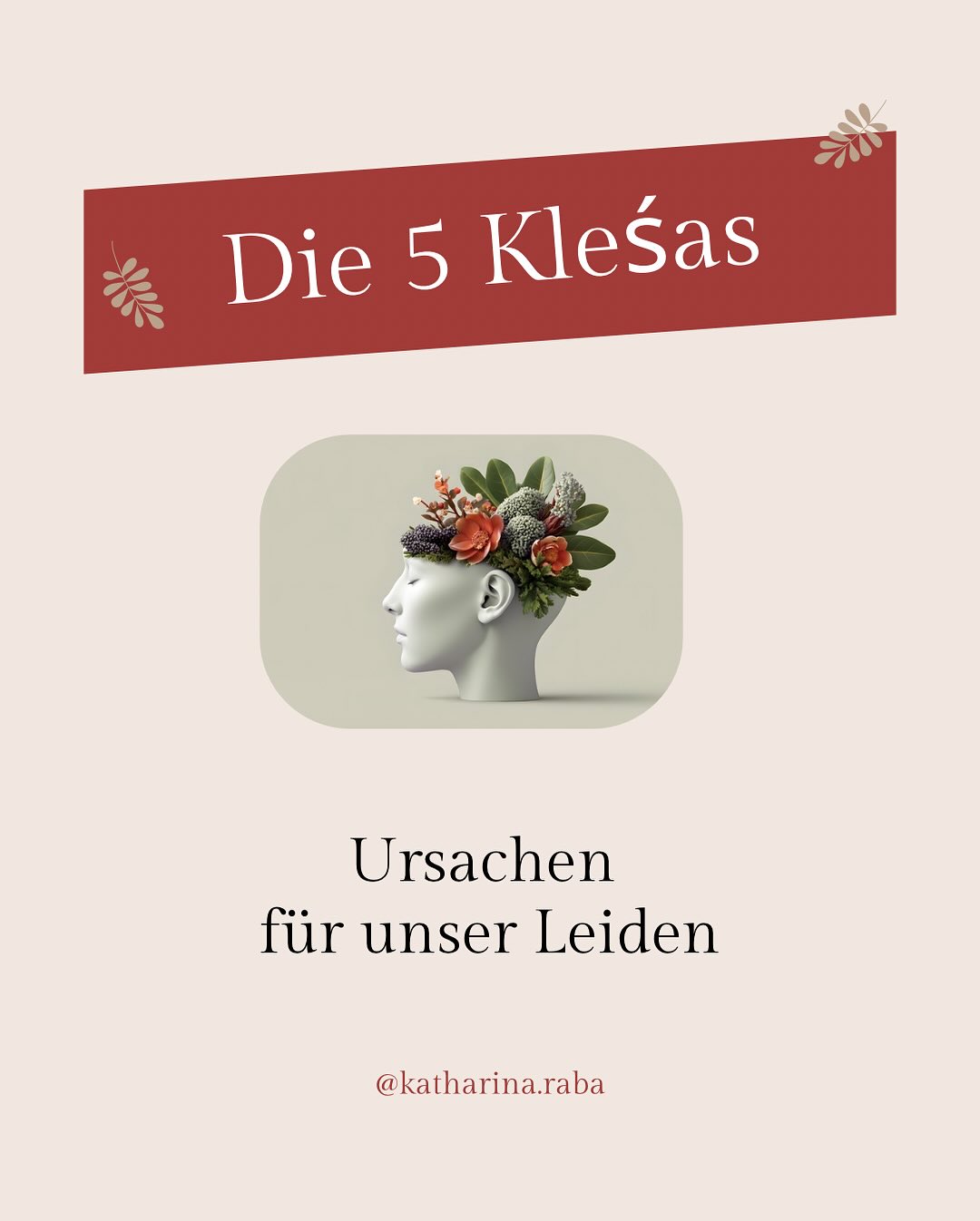 ✨ Die 5 Kleśas – innere Hindernisse ✨
Im Yoga sprechen wir von den Kleśas. Das sind innere Blockaden, die uns vom inneren Frieden abhalten. Sie zu erkennen, ist der erste Schritt, um freier zu werden.
🌱 Die 5 Kleśas:
1. Avidyā – Unwissenheit, Dinge nicht klar sehen.
2. Asmitā – Ego, sich zu stark mit dem „Ich“ identifizieren.
3. Rāga – Anhaftung, etwas unbedingt festhalten wollen.
4. Dveṣa – Abneigung, etwas ständig ablehnen.
5. Abhiniveśa – Angst vor Veränderung, besonders vor dem Loslassen.
💡 Warum sind diese wichtig?
Wenn wir die Kleśas verstehen, können wir bewusster handeln, leichter loslassen und innere Ruhe finden.
👉 Frag dich heute: Welches dieser Hindernisse spüre ich gerade am meisten?
#yogaphilosophie #kleshas #yogainspiration #achtsamkeit #yogajourney #selbstreflexion #innererfrieden #yogapractice #spiritualität #yogaleben #bewusstsein #mindfulness #yogawisdom #yogaspirit