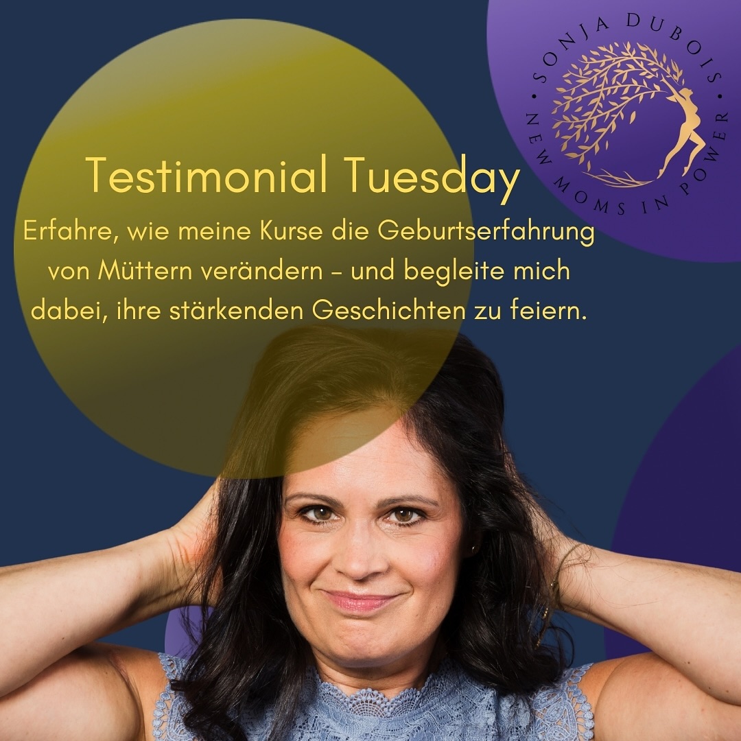 Testimonial Tuesday. Wenn du auch einen Kurs machen möchtest und diesen lieber Live, dann vielleicht im Oktober im Diezer Geburtshaus. #geburtshauslebenssterndiez #geburtshauslebensstern #newmomsinpower