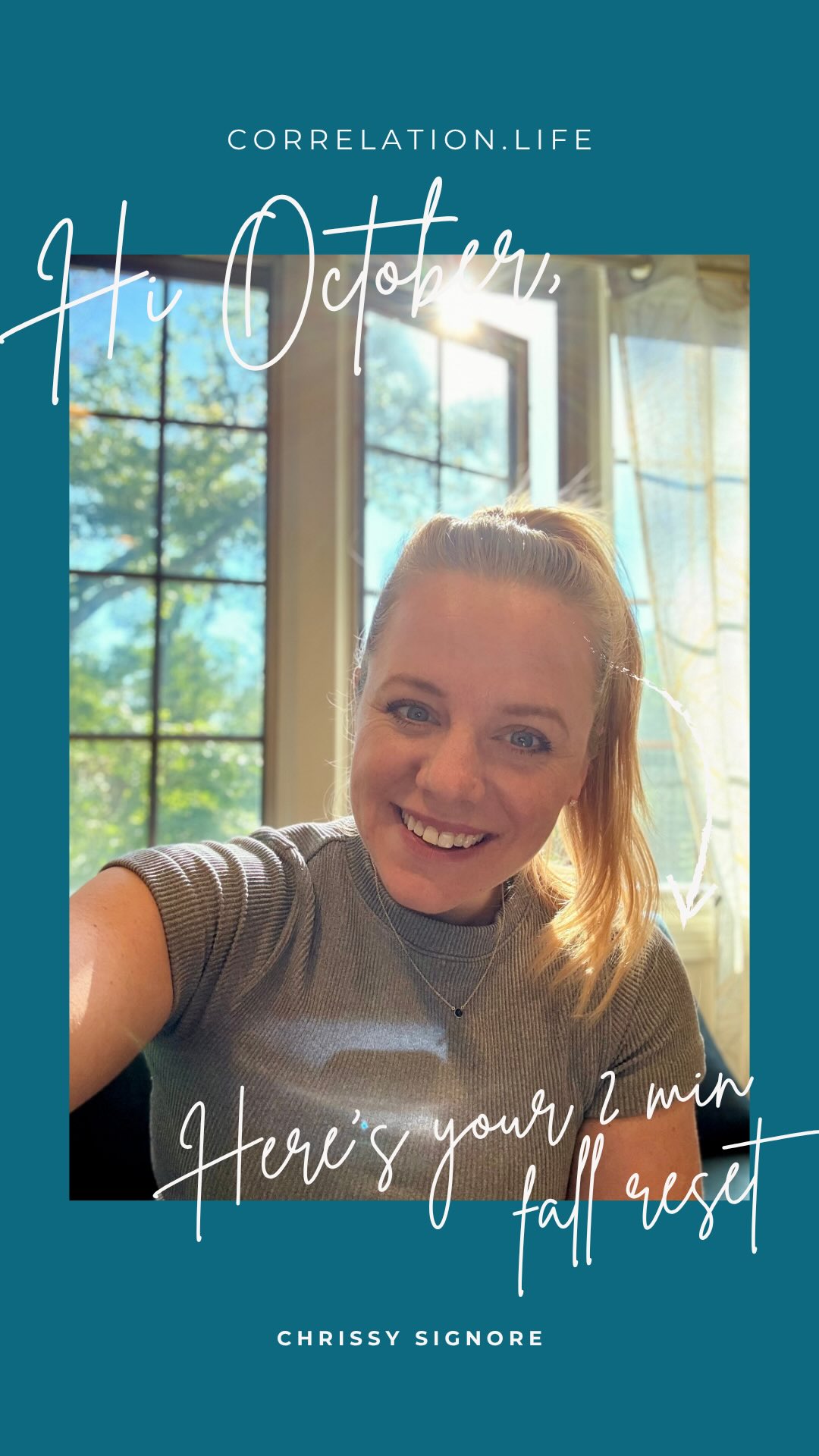 🍂 Happy October!
Fall Back Into Rhythm — In Under 2 Minutes
When the seasons change, your body feels it.
Shorter days. Less sunlight. Shifting energy.
And if you’ve fallen out of routine lately — you’re not alone.
But here’s the truth:
You don’t need a total life overhaul to get back on track.
You need one small, consistent anchor.
✨ This 2-minute morning habit helps:
✅ Regulate your nervous system
✅ Rebuild momentum
✅ Ground your energy before the day takes over
Here’s the habit breakdown:
1️⃣ Wake up at a consistent time (even on weekends)
2️⃣ Get natural light before your phone
3️⃣ Do one grounding movement — like breathwork, cat-cow, or a gentle stretch
🧠 Why it works: Small habits are how we build sustainable change.
Not all-or-nothing. Just daily, doable action.
🎯 Try this for 5 days and notice how you feel.
This is your fall reset — no pressure, just presence.
👇 Comment “RESET” if you’re starting this tomorrow
DM me for a full fall reset
#fallreset #wellnessroutines #nervoussystemsupport #postpartumbody #workingmomlife #habitbuilding #correlationwellness