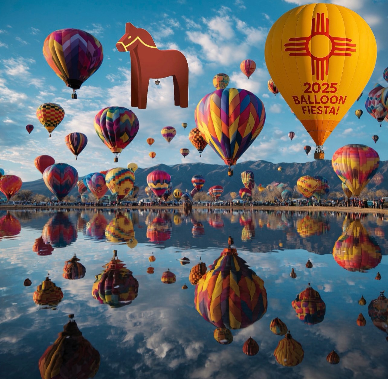 Welcome to Balloon Fiesta 2025! ✨🎈
We’ve got a packed house here at Red Horse BnB, and we couldn’t be more excited to host guests from near and far for this magical week in Albuquerque. 🌅🎈
From sunrise skies painted with color to cozy evenings under the stars, our heritage BnB is buzzing with joy, laughter, and community. 🏡❤️
Here’s to an unforgettable Balloon Fiesta—may your days be filled with wonder, adventure, and plenty of hot air balloon magic. 🎆
#BalloonFiesta2025 #RedHorseBnB #AlbuquerqueMagic #NMTrue #StayAndSoar @visitabq @nmeconomicdev @abqecondev @abq365