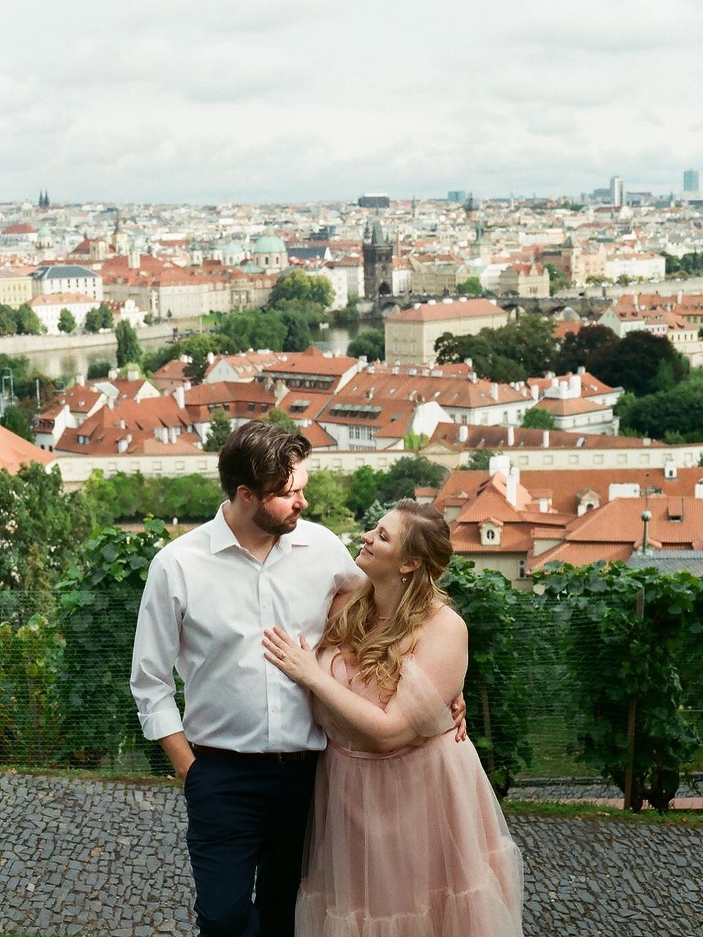 Got my film back from Prague today!! The view from this place is unforgettable ❤️ did you know you can add film on to any package you book with me? @villarichterweddings