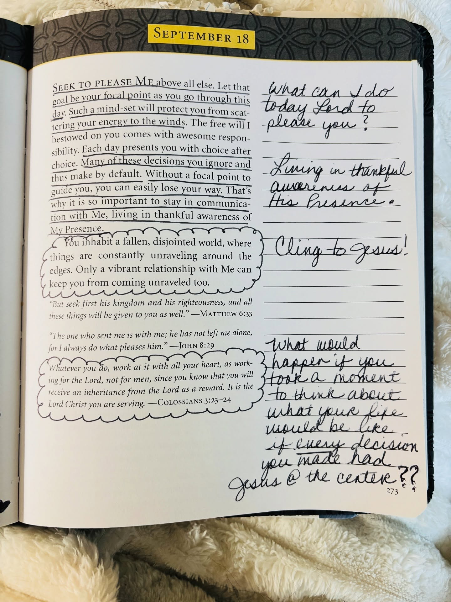 Can you just imagine giving every day to Jesus? What would you do? Who would you become? How far would your reach extend? What if you could rearrange your life goals to align with God's vision for you. What would you do for work? How would you raise your babies? What activities would you abandon to please Him? When you surrender to His Will above your will things WILL change! Your mind will have clear focus and your love for your Father will grow tremendously! Prayerfully ask the Holy Spirit of God to direct your path, teach you God's ways and point you in the direction of Jesus! Then... Get ready! Life will be exceedingly abundantly more than you could ever ask for but you have to be ALL in!
#lifewithjesus
#thefathershouse
#thelambofgod
#thankful
#neverwalkalone
#christianliving
#jesusalwaysbysarahyoung