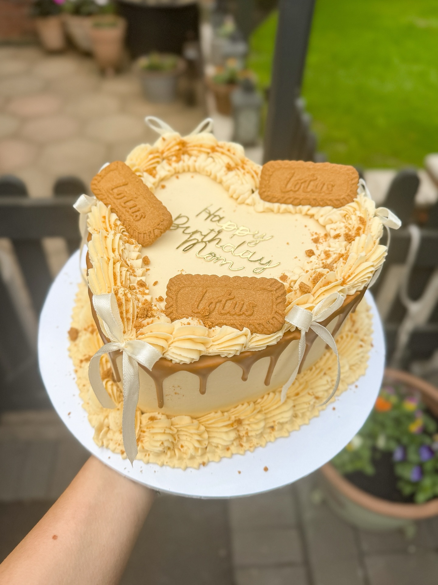 ๐ฏ ๐ Biscoff heart cake ๐ ๐ฏ