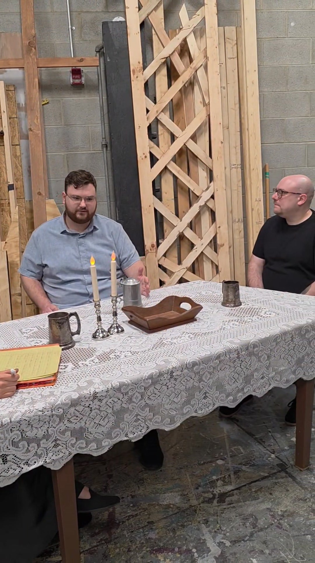 Today we begin a series of interviews with several cast members of The Crucible. In this video, our assistant director Megan Mostow Kaiser sat down with Maxwell Wolf, who plays Reverend Hale, and Nick Cherone, who plays Reverend Parris, to get some insight into their characters. The Crucible opens October 10. Get tickets now at the link in our bio!