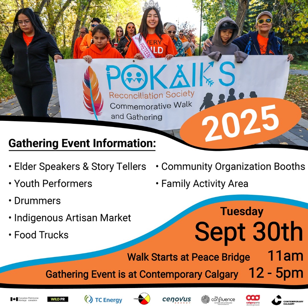 Today we join @pokaiks again to support their walk and gathering. Youre warmly invited to participate, learn, honour, and reflect in a variety of ways. Find us in the kids area, with colouring, activities, abd more that support emotional regulation, healthy brain development, and mental health literacy.
#truthandreconciliationday #truthandreconciliation #yycarts #yycevents #yycfamilies #artismedicine #communitywellbeing #cometogether