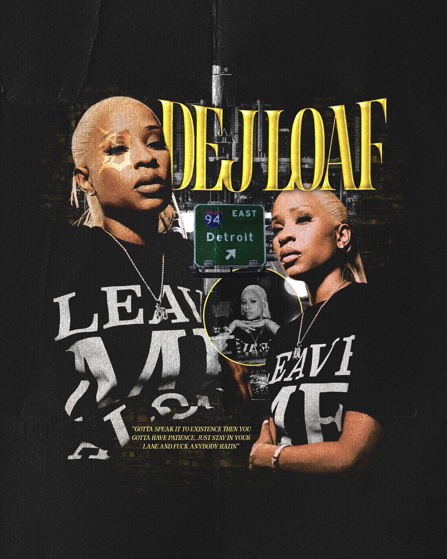 Shirt design for @dejloaf 💛 • Yay or nay?
#dejloaf #dejloafmusic #graphicdesign #graphicdesigner #graphicdesigncentral #merchdesign #shirtdesign #merchdesigner