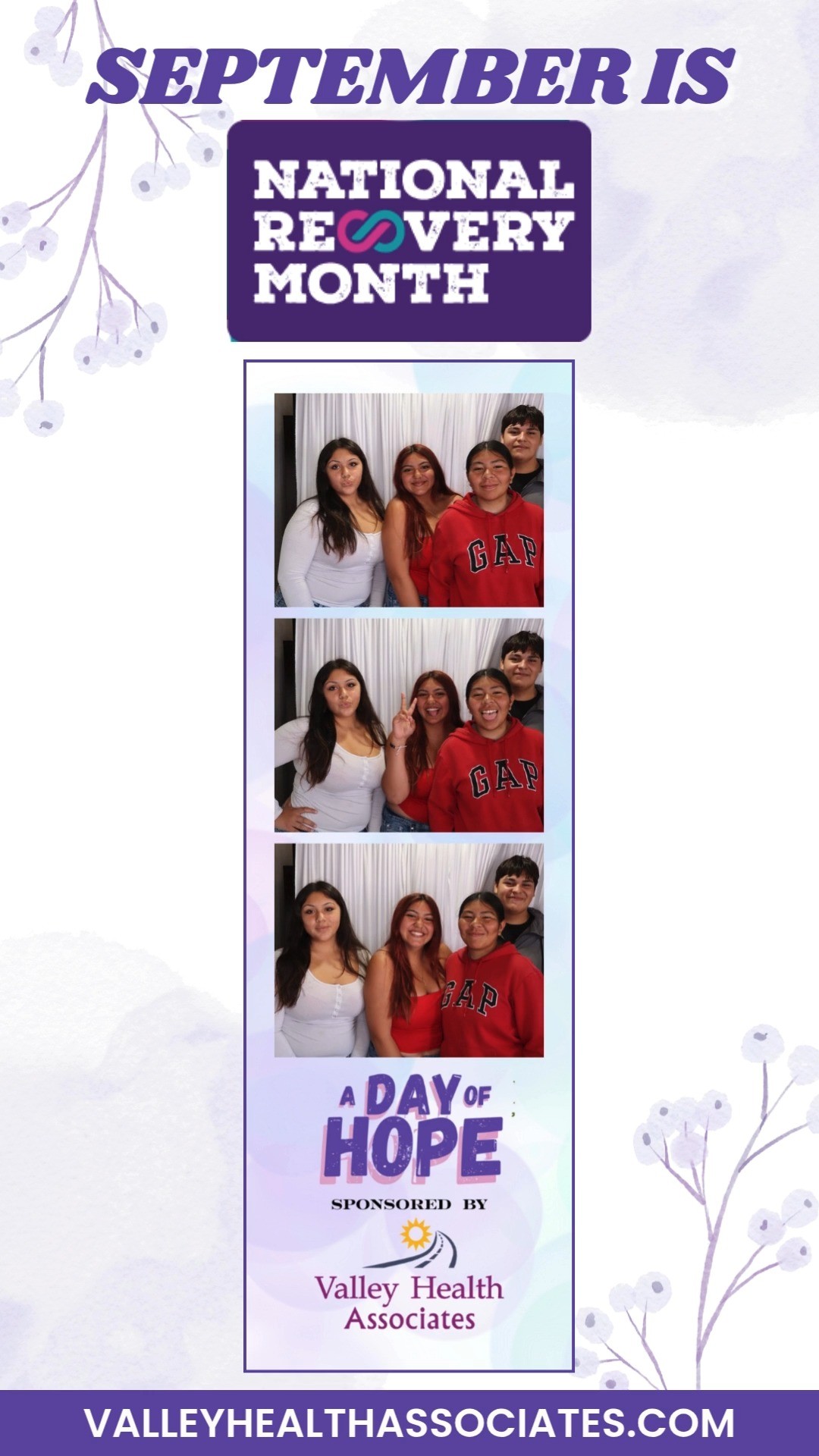 We celebrated National Recovery Month at our Day of Hope event!💜
Thank you to everyone who joined us. Let’s continue to spread awareness and hope!
#ValleyHealthAssociates #NationalRecoveryMonth #ADayOfHope