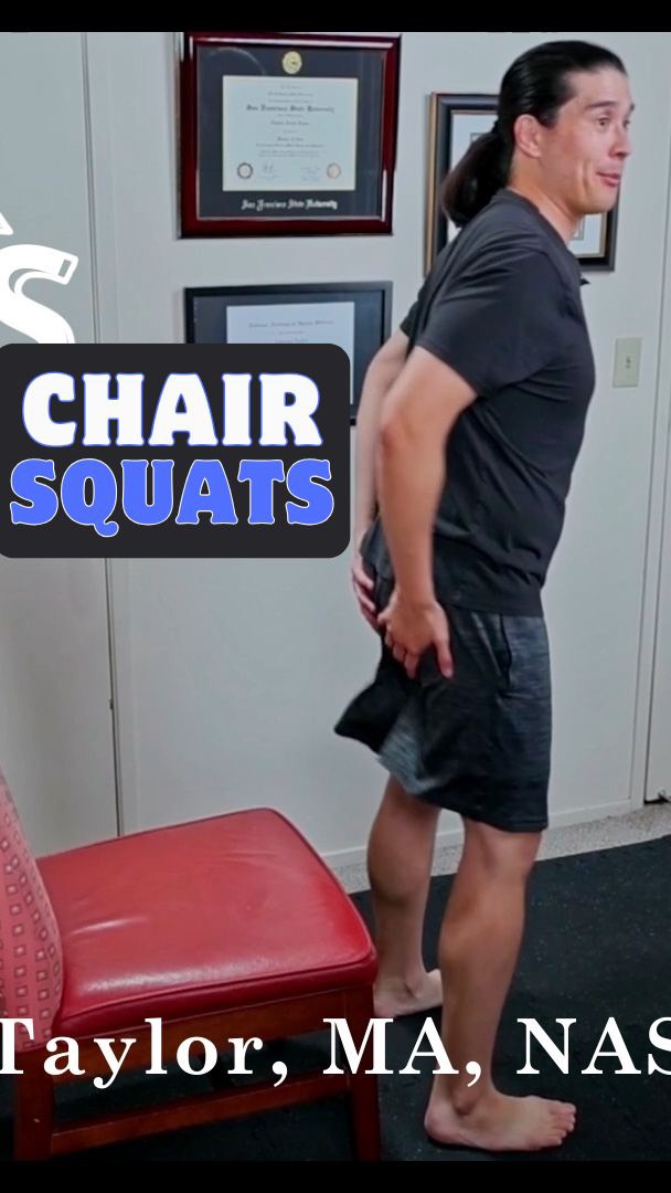 Learn how to do CHAIR SQUATS.
Watch full video at www.ThoughtfulMoveFit.com