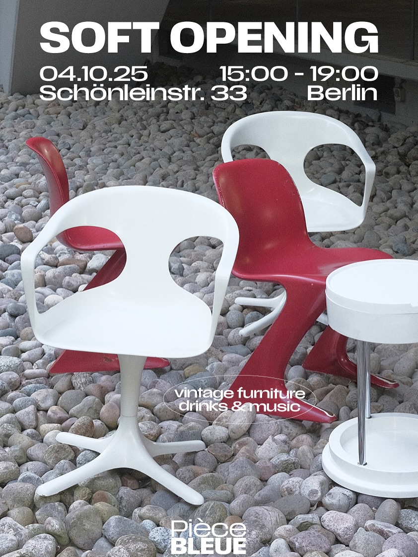 Soft opening this weekend!
Pass by, there will be music, drinks and a lot of vintage furniture :))