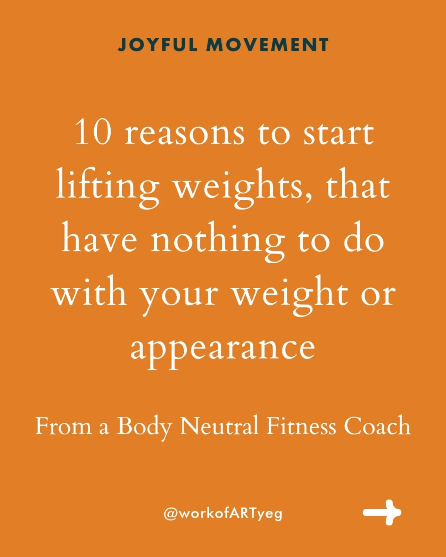 Did I miss anything?
Add your, body neutral, benefits of lifting weights in the comments ๐๐ผ๐๐ผ
#bodyneutralfitness #joyfulmovement #antidietpersonaltrainer #holisticwellness #author #selfhelpauthor #resilience #feminist #inclusivefitness #buildingresilience #allbodiesareworthy