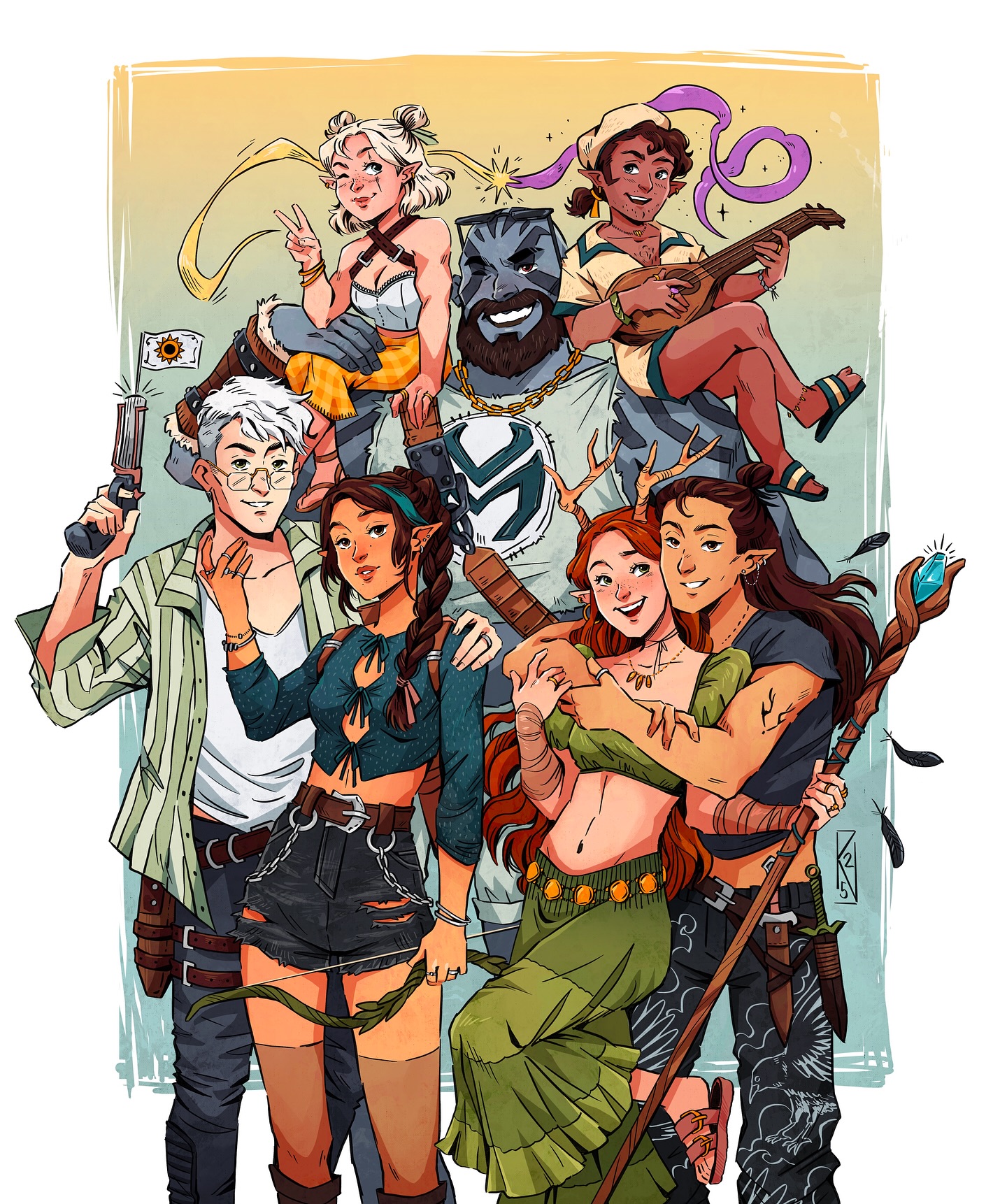 HAPPY CAMPAIGN 4 DAY!!!! ❤️
I wanted to join in and share my #criticalrole pieces as well - it has been such a fun day seeing everyone’s art and excitement!
I can’t wait to cuddle up tomorrow evening and watch the first episode, meet all the characters … cry a little happy tears and see my internet friends 😍
I started watching @critical_role when the first episode of campaign 3 went live as YouTube aggressively suggested it to me - after watching just about 30min I was hooked. Stopped everything and went back to the beginning - straight to Kraghammer where it all started.
Since then I’ve probably watched C1 & 2 at least twice front to back and just started my rewatch of C3.
Everything I heard about C4 so far is everything I wanted - the cast is INCREDIBLE- the DM is MAGNIFICENT and I can’t wait for new people, new lands and new lore! 💫
#criticalrolefanart #criticalrolecampaign4 #cr4 #critterart #dungeonsanddragons #dnd
