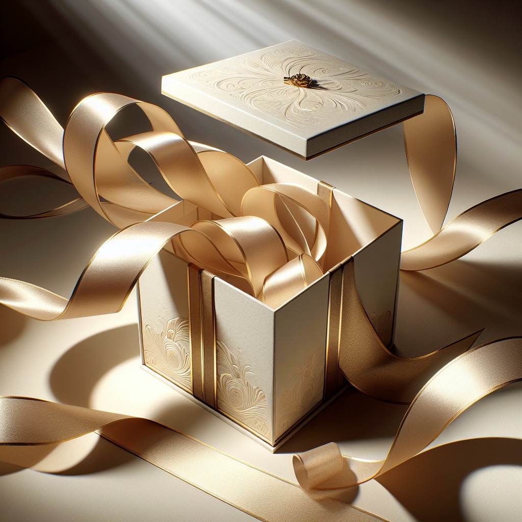 Luxury starts at first touch—unwrap golden ribbons to reveal a custom box designed to elevate every unboxing moment. Treat yourself today.#UnboxingExperience #CustomPackaging #BrandIdentity #SmallBusinessPackaging