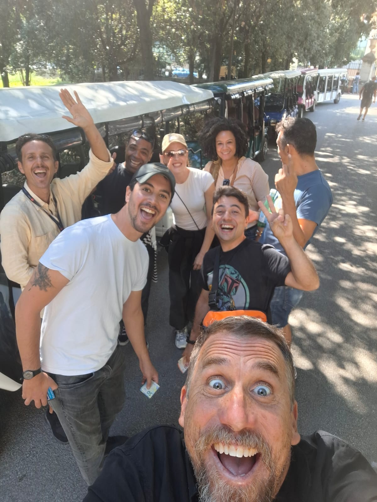 Coming from Civitavecchia?
Make the most of your stop in Rome with a curated golf cart tour of the Eternal City.
We organize private transfers — by car, bus or golf cars — from your cruise ship directly into the heart of Rome, where you’ll enjoy a 3-hour guided tour hitting all the must-see landmarks: the Colosseum, Pantheon, Piazza Navona, and more.
A perfect, comfortable, and time-efficient way to experience Rome before heading back to port.
Send me a message to know more about that and come to Rome with Mike!