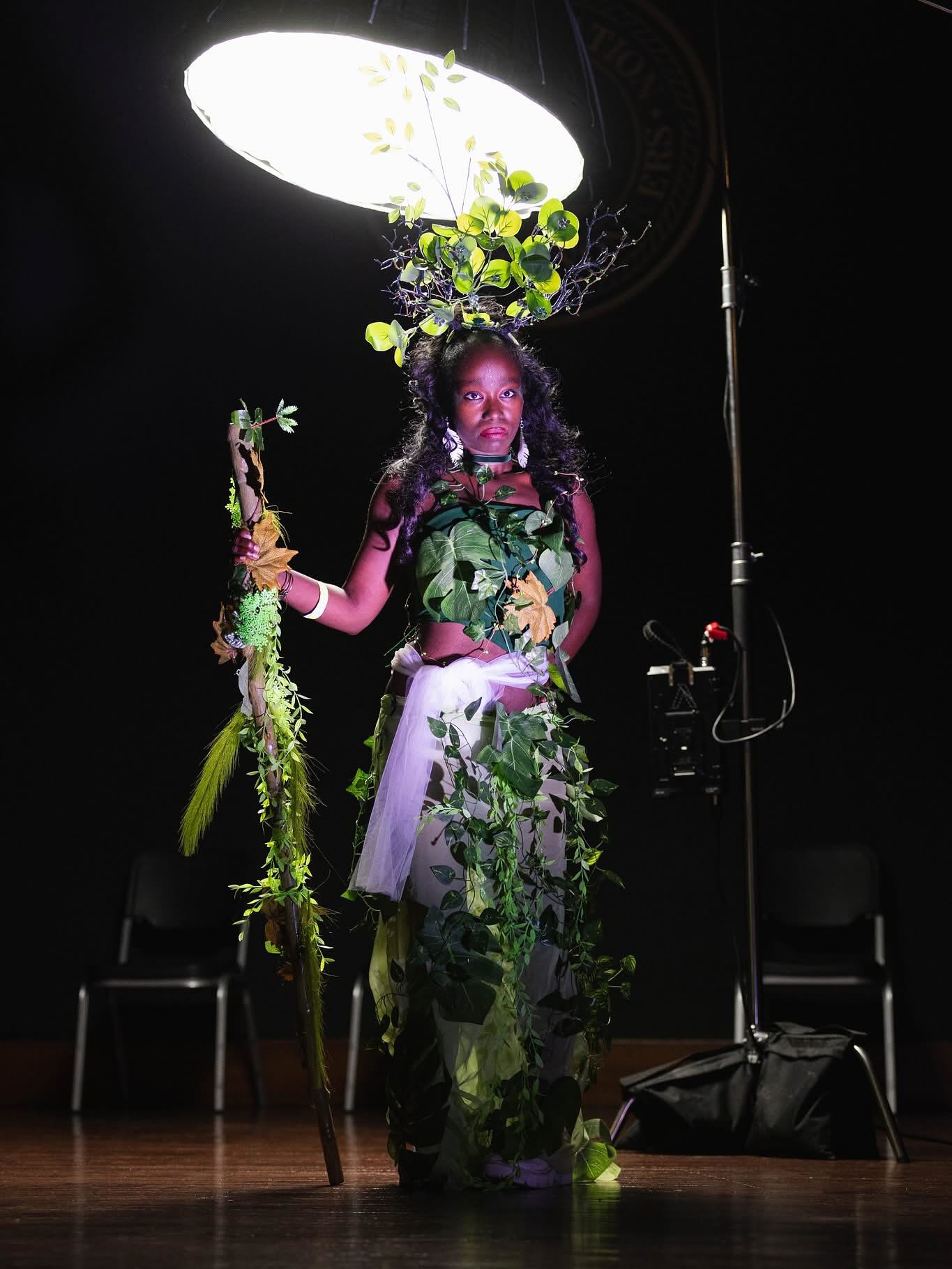 Event: Comic Con
Designer: Mezaun for Mezikal
Photographer: Ant Greene
Model: Maddie as Yoruba Goddess Aja
#sustainability #sustainablefashion #mezikal #cosplay #yonkers #yonkersny #comiccon #orisha #worldphotography