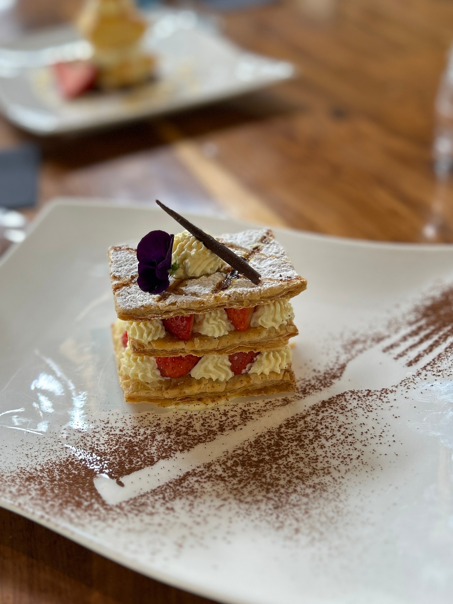 Layers of luxury: Mille Foglio returns tonight.
Crisp pastry, silky custard, and a whisper of autumn citrus—our Mille Foglio is Chef Noli’s ode to the season. Each bite is handcrafted, balancing tradition with a touch of Mediterranean surprise.
Curious how we’ve reimagined this classic? Join us for a taste of our new seasonal menu—crafted for Pretoria’s most discerning food lovers.
Reserve your table for tonight. 📍 Brooklyn, Pretoria | Book via link in bio.