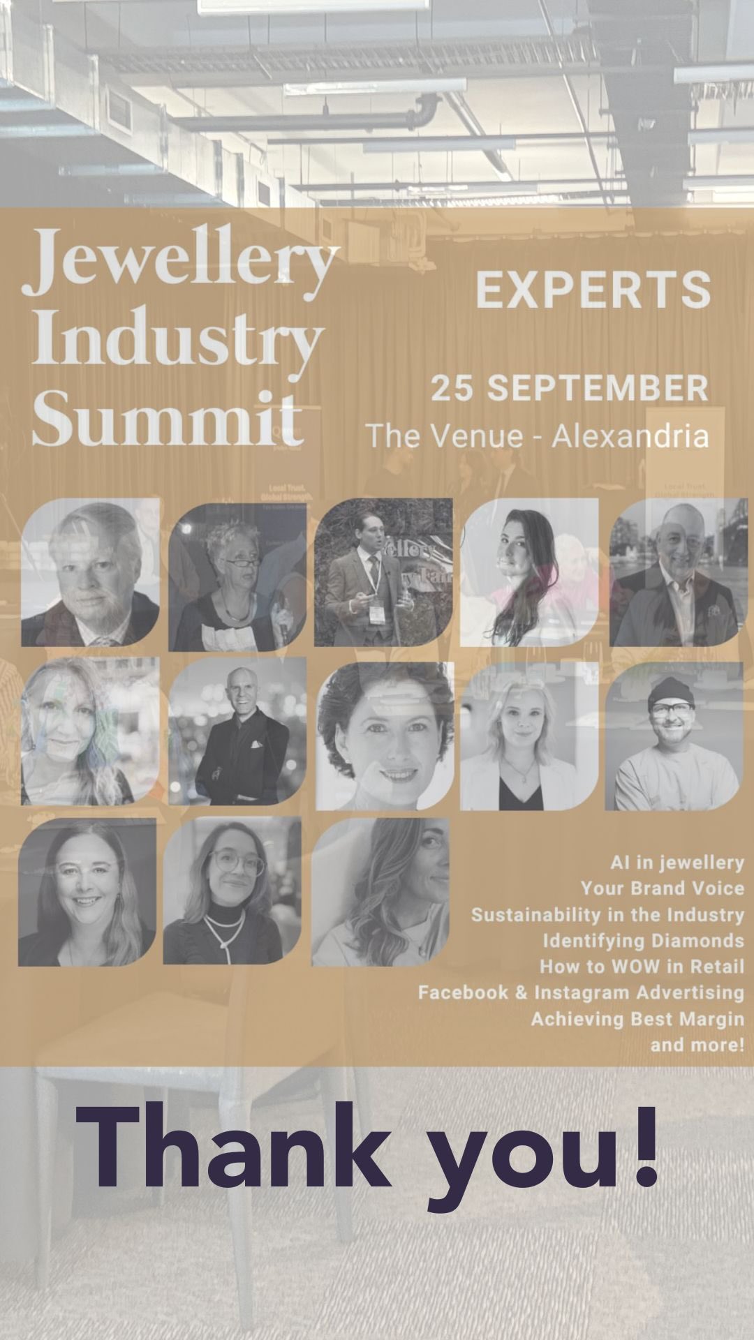 What a fantastic day at the Jewellery Industry Summit!
It was such a privilege to present and share insights on 3 Seconds to WOW and how to make impact across connected channels.
We loved the energy, the passion and the conversations. A big thank you to Laura Moore for the opportunity to join in the conversations.
#livebreatheretail #retaillife #jewelleryindustrysummit #3secondstowow #retailready #jewelleryindustry #jewelleryindustryfair
