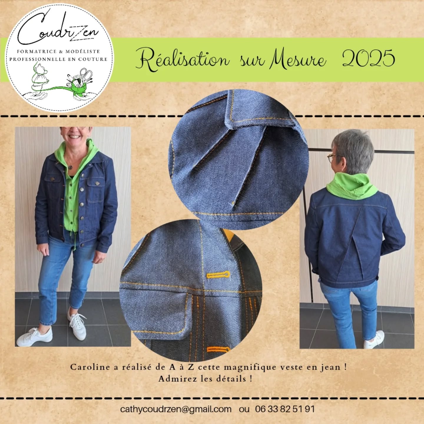 Caroline peut sourire et être fière de sa réalisation car elle a passé du temps mais avec beaucoup de patience pour obtenir un résultat parfait 😃👍
Félicitations 👍 👏