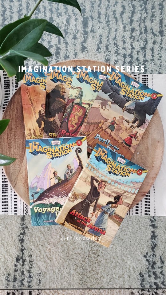 ✨ A favorite book series
➡️ The Imagination Station series from @focusonthefamily
This series is very well-loved in our home and with 35 books available, it is one that definitely keeps us busy! ☺️
The series follows cousins, Patrick and Beth, as they travel back in time and experience all kinds of adventures throughout history.
Book 34, Drought, Wind, and Fire, just released here in September. In this story, Patrick and Beth get to go back in Bible times to meet the Prophet Elijah.
I love that all of the books are historically accurate and with so many to choose from it is easy to find a book that fits the time period we are learning about in school! 💕
➡️ The books are perfect for ages 5+ as both read alouds and 7+ for independent reads.
👋🏽 Have you read any of the series yet?
.
.
.
.
Thank you to @tyndalehouse and @frontgatem
for our gifted copy of Drought, Wind, and Fire.
As always, all thoughts and opinions are true and my own.
#thisnewdayreads
#imaginationstationbooks #focusonthefamily #earlyreader #chapterbooks #earlychapterbooks #illustratedchapterbook #illustratedbooks #kidsbookstagram