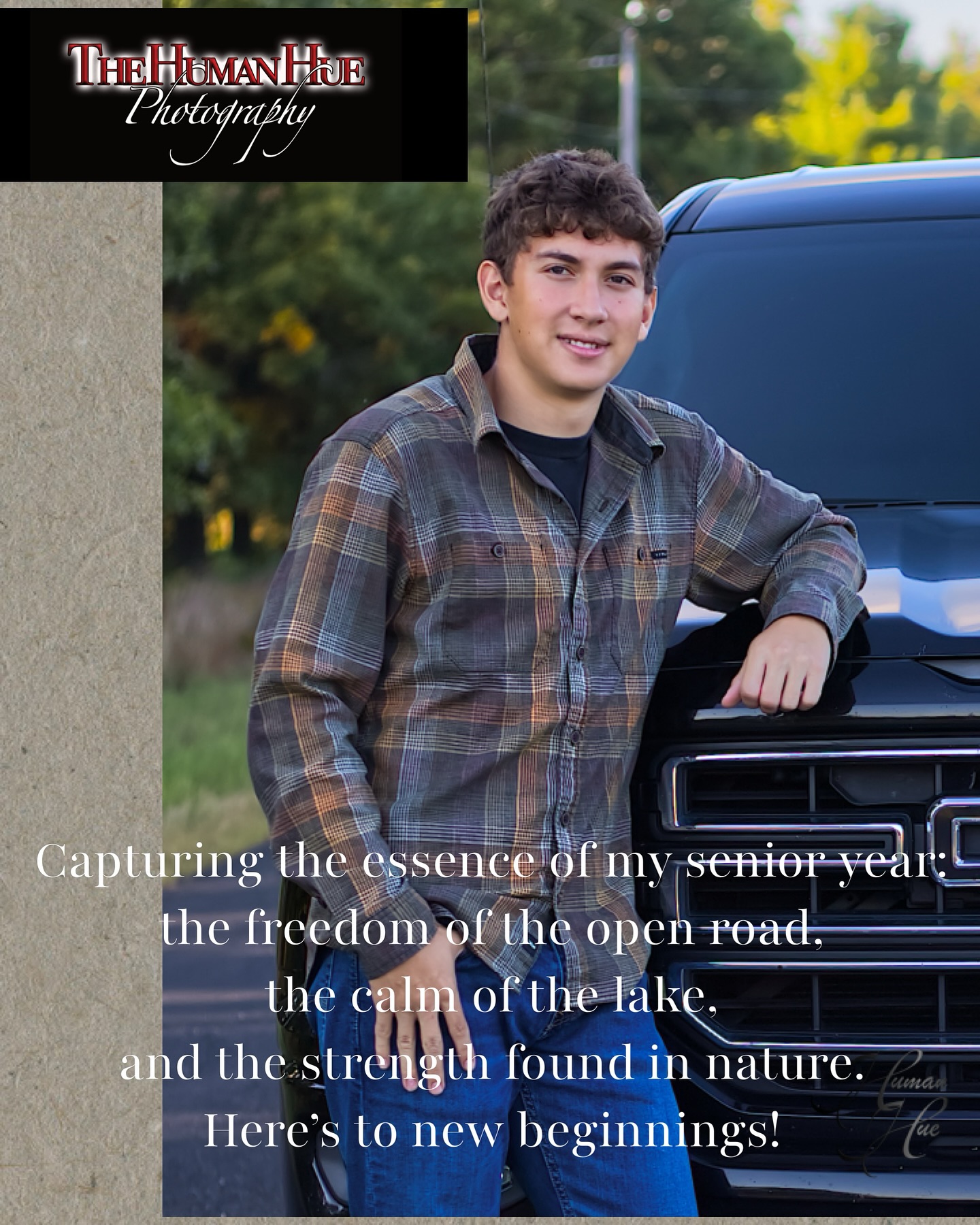 Capturing the essence of my senior year: the freedom of the open road, the calm of the lake, and the strength found in nature. Here’s to new beginnings! #seniorportrait