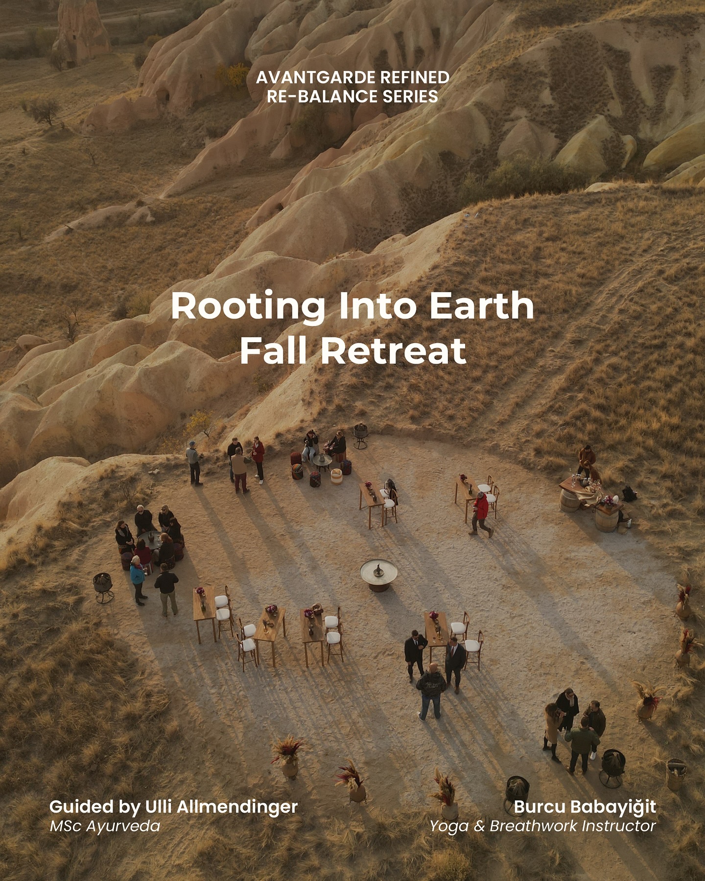 The quest for inner balance is a philosophy of life. This intentional journey begins October 10-12 amidst Cappadocia’s sculpted landscape.
Under the guidance of Ulli Allmendiger and Burcu Babayiğit, retreat to where stone meets sky and stillness offers clarity. Here, ancient wisdom aligns with the harmony of nature, allowing you to forge the quiet, deep connection you seek within.
#avantgarderefined #urgup #cappadocia #rebalance