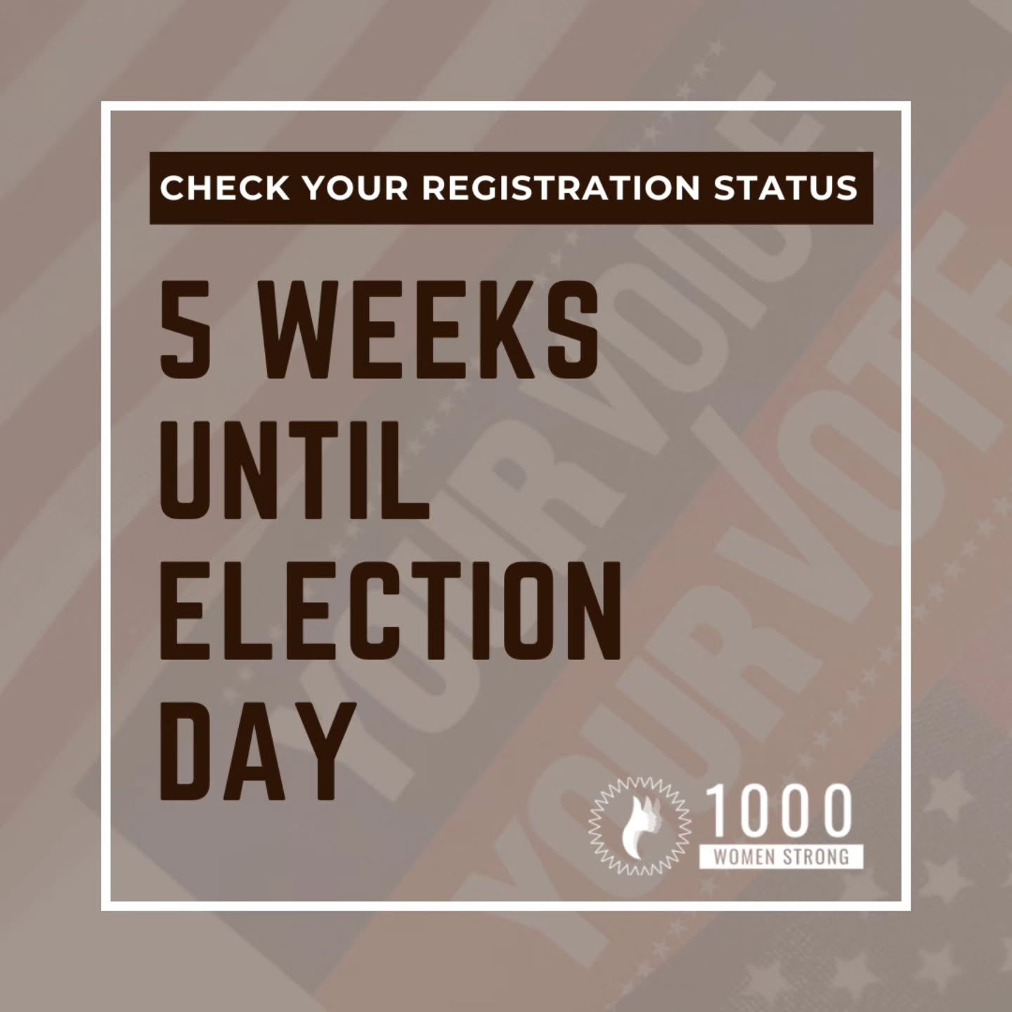 We know.
But we must move forward.
Check your registration.
Ask your neighbors if they need rides and assistance at the polls.
Challenge the belief that there's no point.
We are the point.
5 weeks to go.
#1KWS #WeAreWhereBlackWomenAre #ElectionsMatter #VoteEarly #GeneralElections