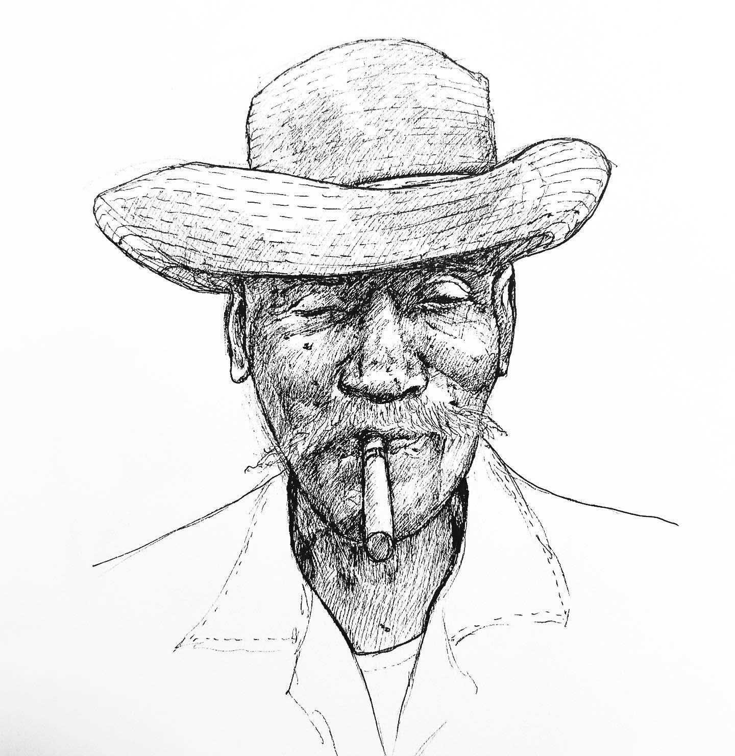 Inktober Day 1: Mustache
#inktober #inktober2025 #micron #sketchbook