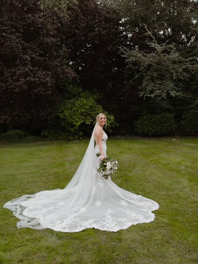 ✨ So in love with this breathtaking train from our @essenseofaustralia collection ✨ Congratulations to our gorgeous bride Makenzie on saying “I do” in such timeless style! 💖 Every detail is pure romance and we couldn’t be happier for you. 🎇
#EssenseEra #LifeofanEssenseBride #RealBride #BridalStyle #WeddingInspo #BridalBoutique #SayYesToTheDress