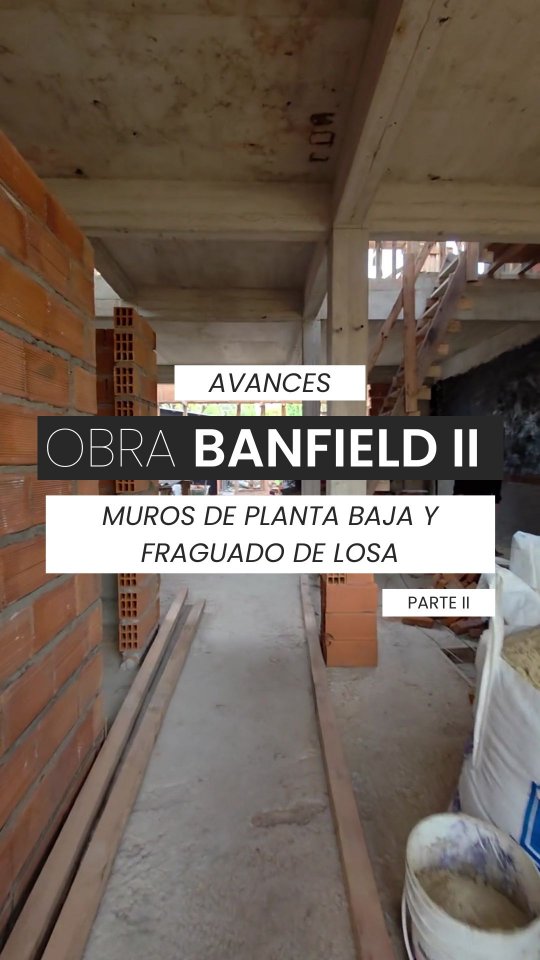 Avances en 📍Obra Banfield - PARTE II
✅ Muros de planta baja
✅ Fraguado de losa
¿Qué etapa del proceso te interesa más? 🤩
¿Tienen dudas? 🤔 Los leemos! 👇
#obra #banfield #hormigón #LlenadoDeLosa #estudiodearquitectura #vivienda #direccióndeobra #ensayodeasentamiento #obra