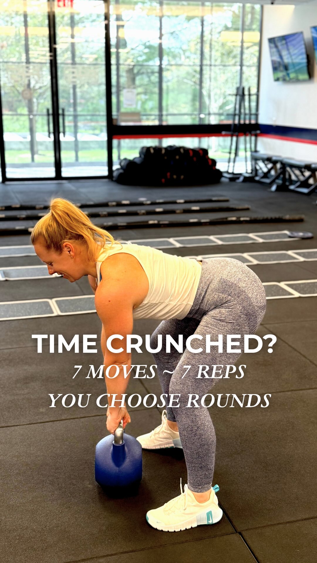 10 MINUTES — no excuses needed.
When you’re short on time, space, or energy... this is your go-to.
One weight. No jumping. No stepping around.
Just 7 moves, 7 reps, 7 rounds (or what you have time for) — and done.
✅ Full-body
✅ Low-impact
✅ Joint-friendly
✅ No warm-up required
Send to a friend who says they don’t have time
Save this for your next time crunch! 💥
(Posted at 2x speed)
#quickworkout #timecrunchfitness #lowimpactworkout #fullbodyburn #7minuteworkout #efficienttraining #postpartumfitness #strongasamother