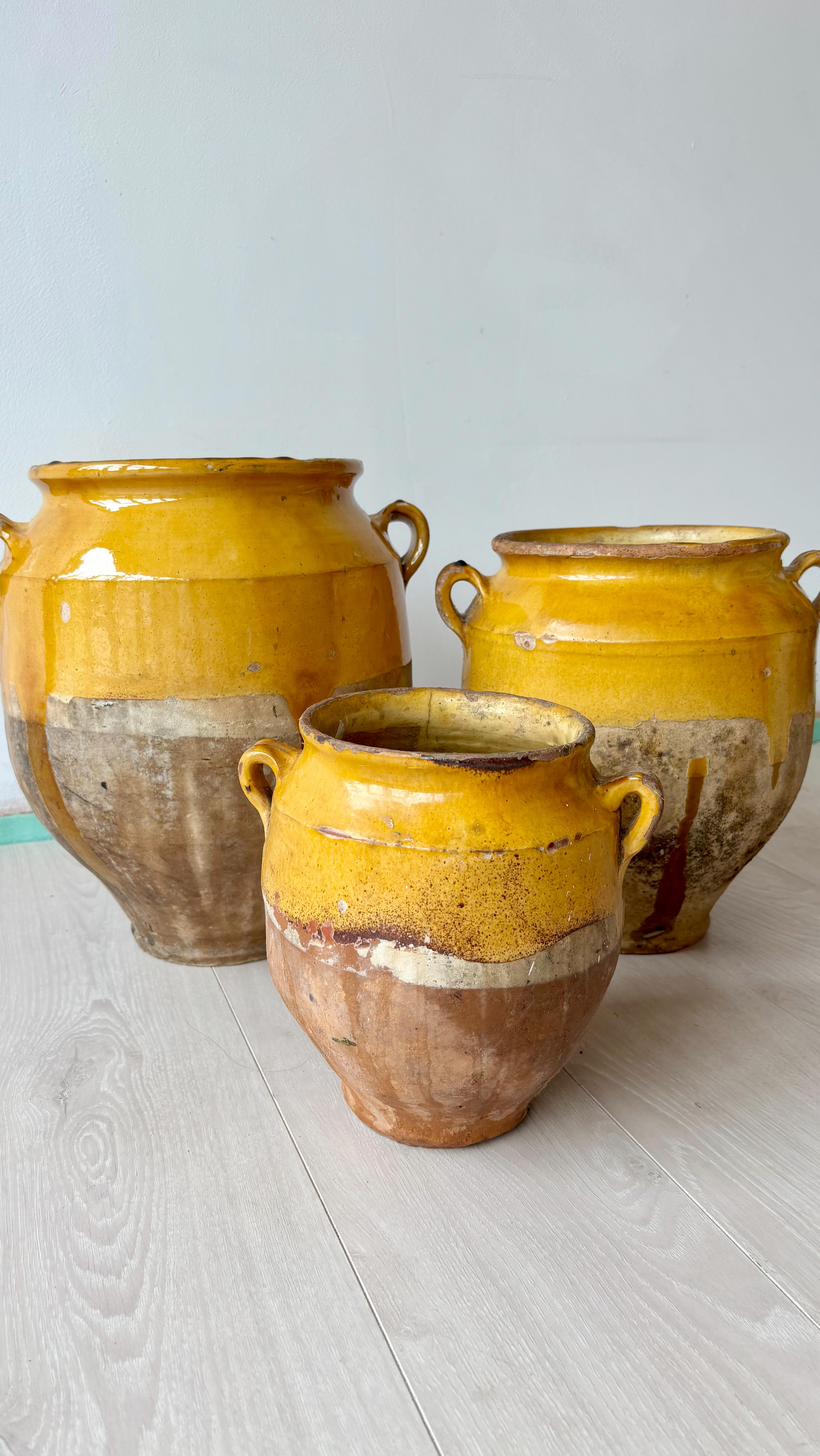 A collection of antique French confit pots 👌 #antiquesforsale
