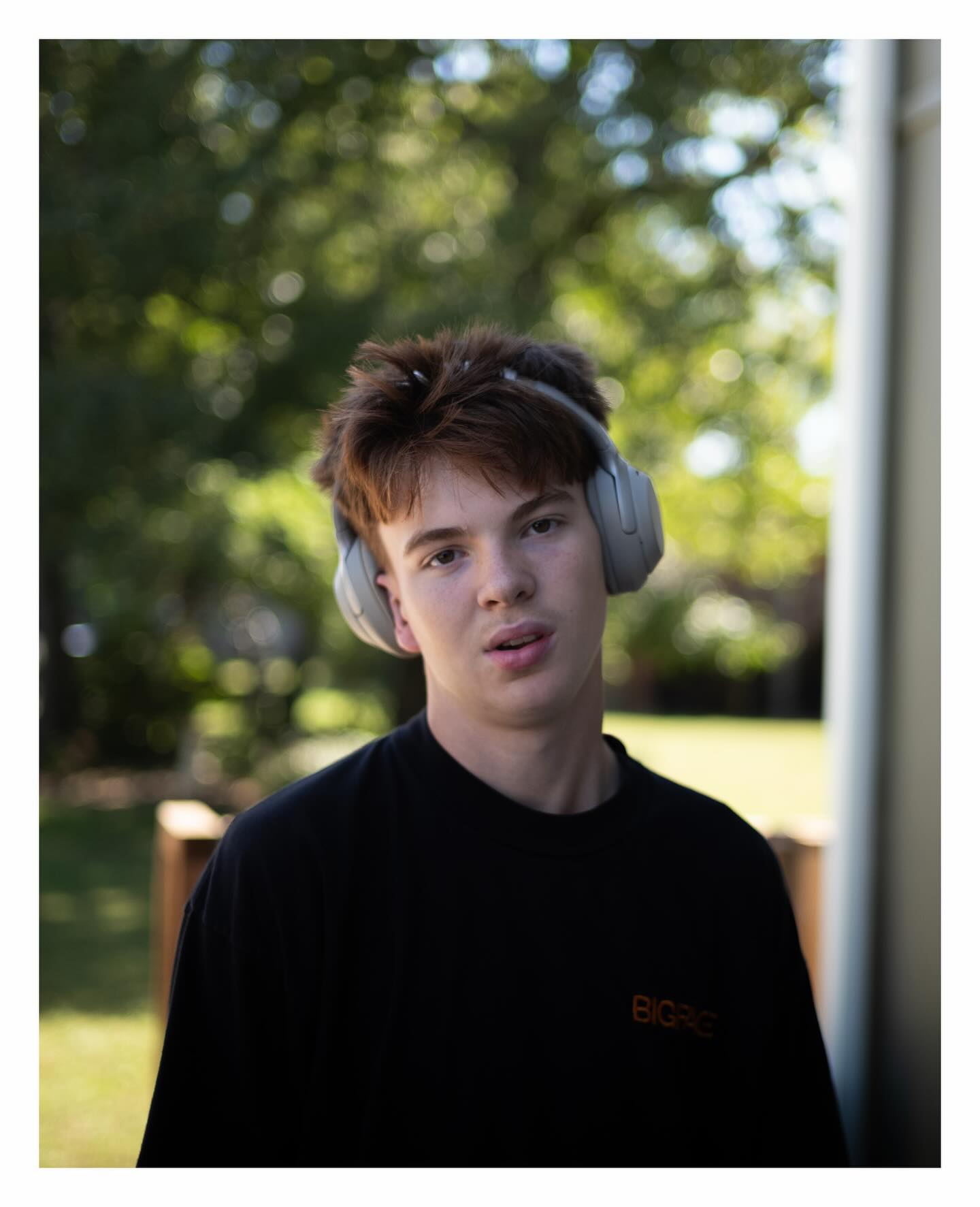 Bowman turns 16 in two weeks. It’s funny, he’s a lot like me. Loves golf, wears my clothes, skateboards and works on his ollies on the back porch. Caught this candid of him looking super pleased with me 10 minutes after unboxing the new Leica. Thought the colors were nice.