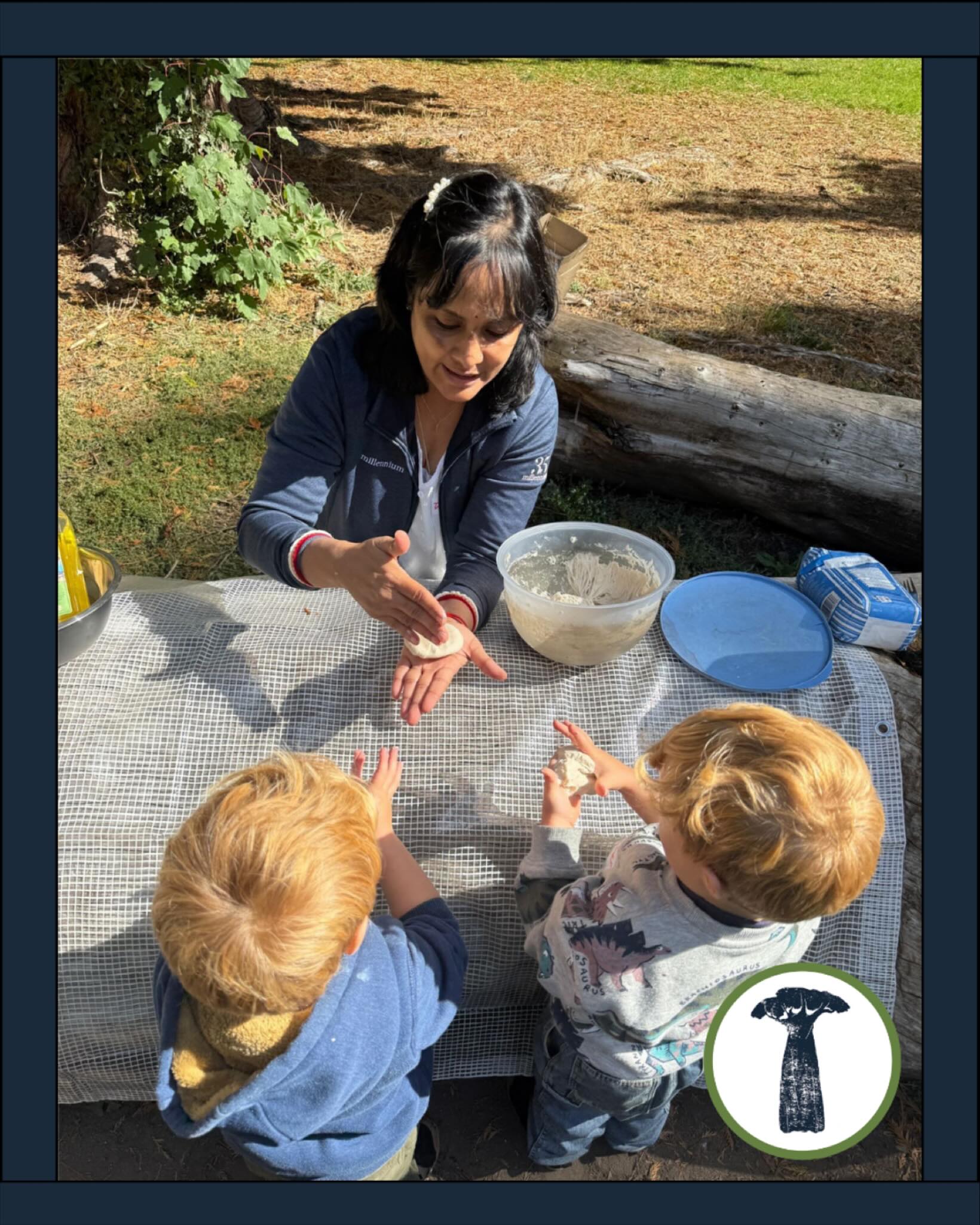 🥖✨ The magic of making flatbreads ✨🥖
When children roll and flatten their own dough, it might look like simple fun… but it’s actually so much more.
This kind of hands-on activity weaves together so many strands of learning:
🌱 Fine motor strength – pressing, rolling and shaping builds the small muscles that later support handwriting.
🌱 Maths in action – noticing shapes, sizes, halves and wholes as their dough changes in front of them.
🌱 Science and discovery – watching how ingredients transform when mixed, kneaded and cooked.
🌱 Confidence & independence – that proud smile when they eat something they made from scratch.
Practical life skills like cooking give children a sense of belonging, purpose and achievement, while creating the most wonderful memories along the way. 💛
#handsonlearning #montessoriinspired #forestschoolideas