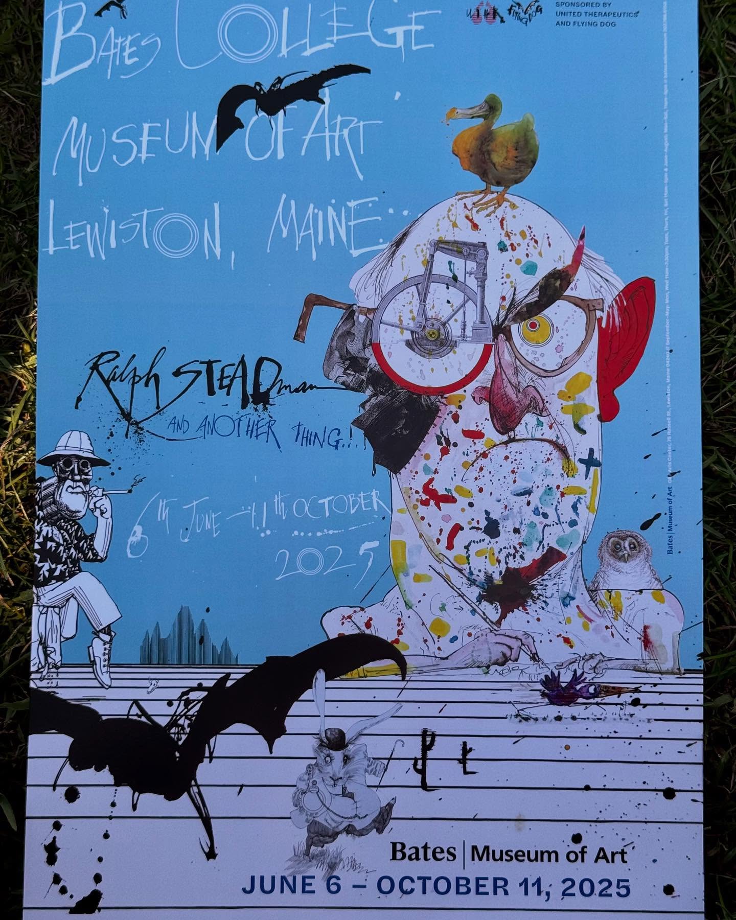 The Ralph Steadman exhibit at Bates College was outstanding! I’ve always been an admirer of his work so to see it person was a special treat. @steadmanart @batescollege