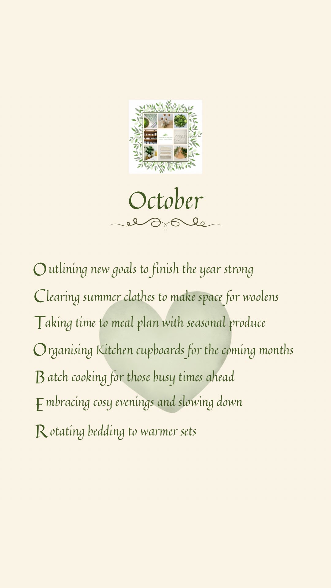 October is here already.
Time to get cosy and prepare for the winter months 🧡