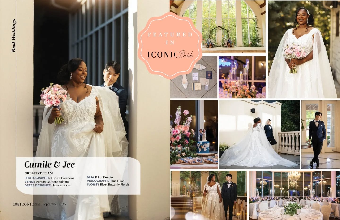 Published in @iconic.bride 🥰🥰 Issue 08 - The Designer Issue!
Www.luciascreations.co
#luciascreations #weddings #published #atlantaphotographer