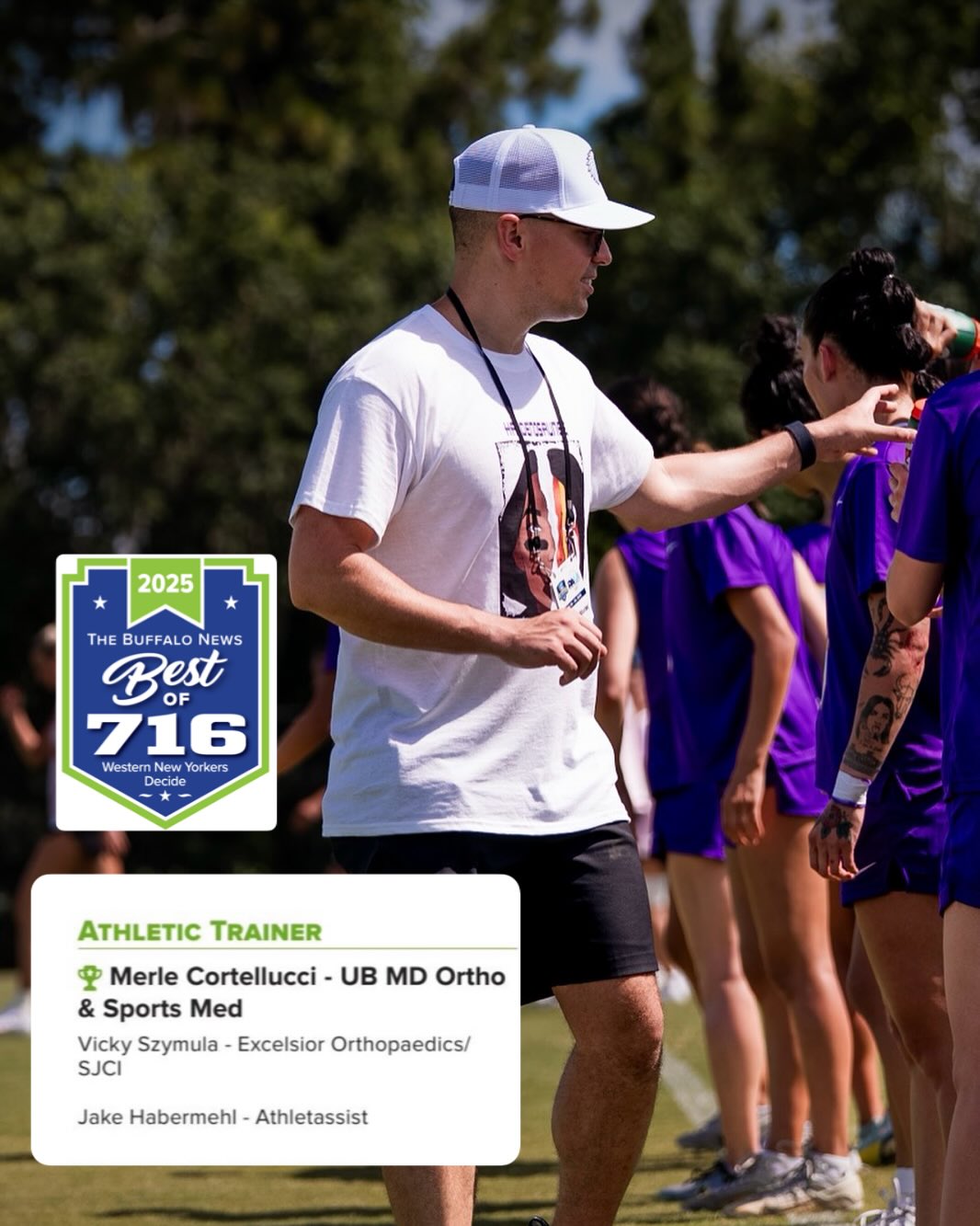 So grateful to have been voted one of the Top 3 Athletic Trainers in the @thebuffalonews Best of 716!
Huge thank you to those who nominated, voted, and continue to support!
Photo cred: @uncharted.media