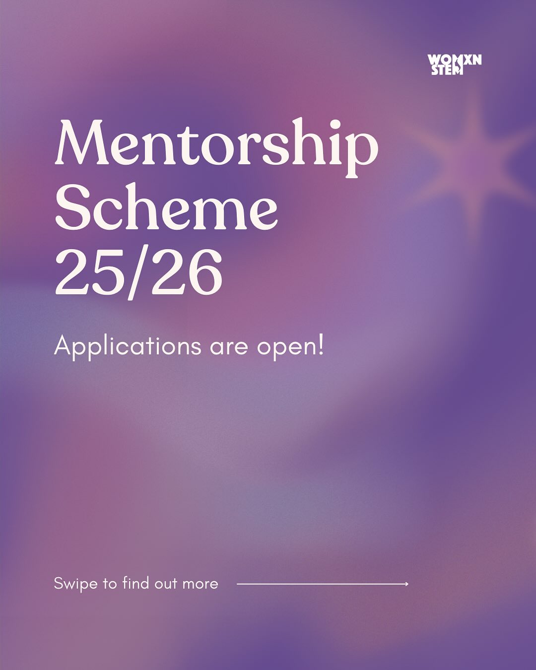 The 25/26 Mentorship Scheme is here! Applications close at 23:59 on 5th October!
Held with great success over the past two years, this is an invaluable opportunity for you to form a deep connection with a professional in your desired field! 👩💼
We will thoughtfully pair students with their ideal mentor based on your aspirations and interests. The mentors we have onboarded are womxn in STEM coming from a vast range of backgrounds.
Are you ready to take the next step in your career journey? We’re so excited to have you with us! Apply with the link in bio 🎯