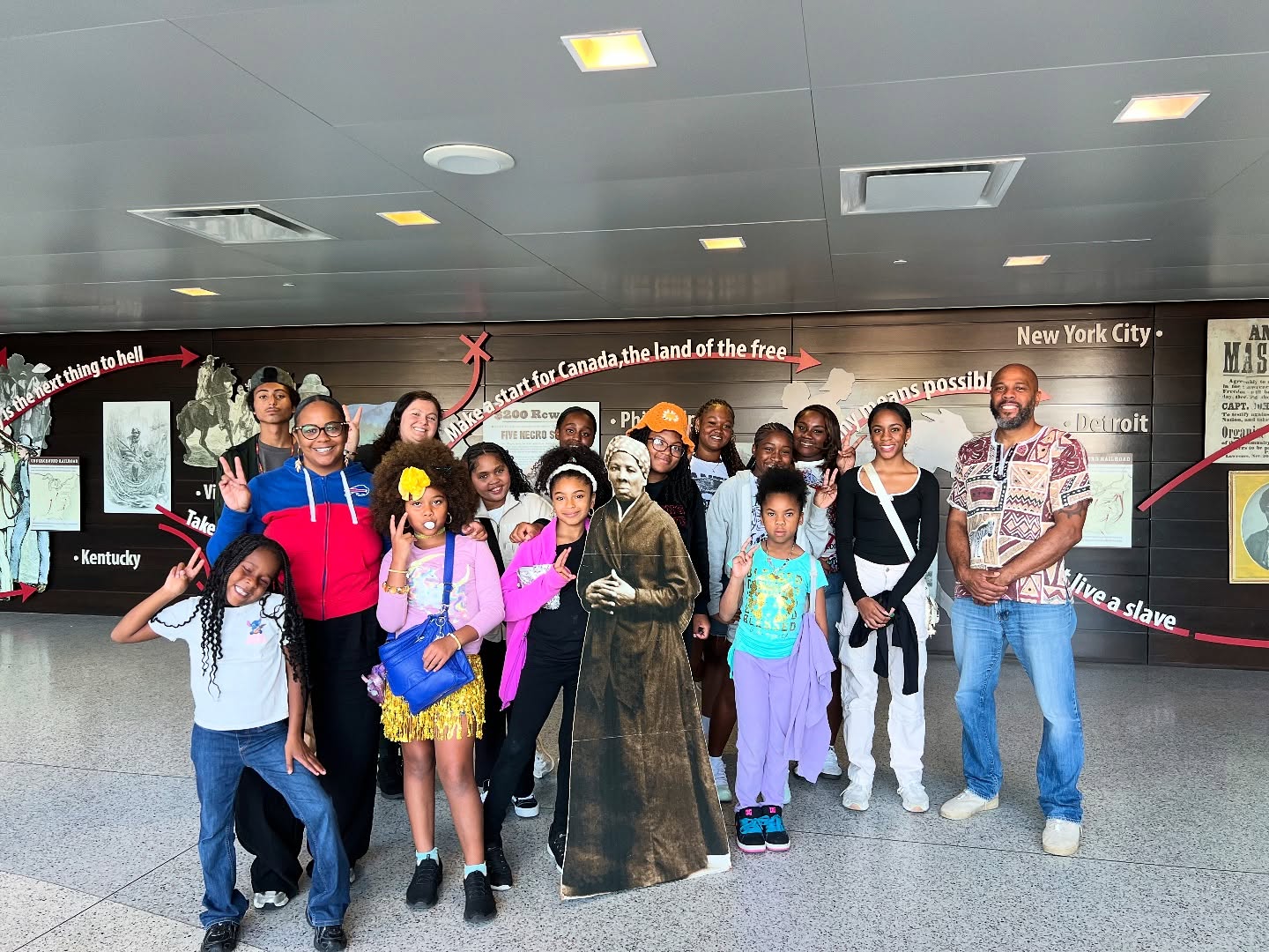 🌍 Empowered Girls on the Move! 🌍
Yesterday, some of our Empowered Girls had the incredible opportunity to visit the Niagara Falls Underground Railroad Heritage Center — learning about Freedom Seekers, past and present. 🙌🏾✨
This visit marked the first official experience in our new Youth Cultural Exchange Program, which will lead up to our 2026 trip to Tanzania, Africa! 🇹🇿✈️
We’ll be meeting the first Saturday of every month in different locations as we learn, explore, and prepare for this life-changing journey.
💡 You don’t have to be a member of our Academy to join!
All girls in 3rd–12th grade are welcome to participate.
It was such a fun and inspiring day — and this is just the beginning! 💕
#EmpoweredGirls #CulturalExchange #YouthLeadership #Tanzania2026 #NiagaraFalls #FreedomSeekers #ProjectMonasHouse #YWEA #GirlPower #GlobalLeaders