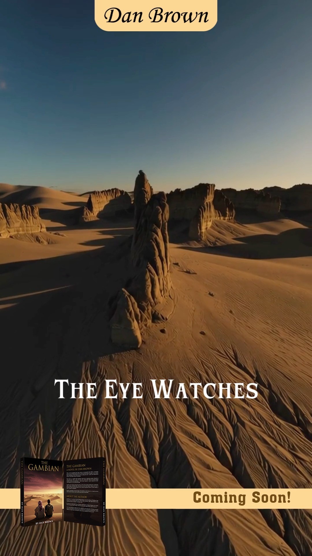 The Eye of the Sahara has seen everything… but never revealed its truth. Coming soon.
#TheGambian #BookLaunch