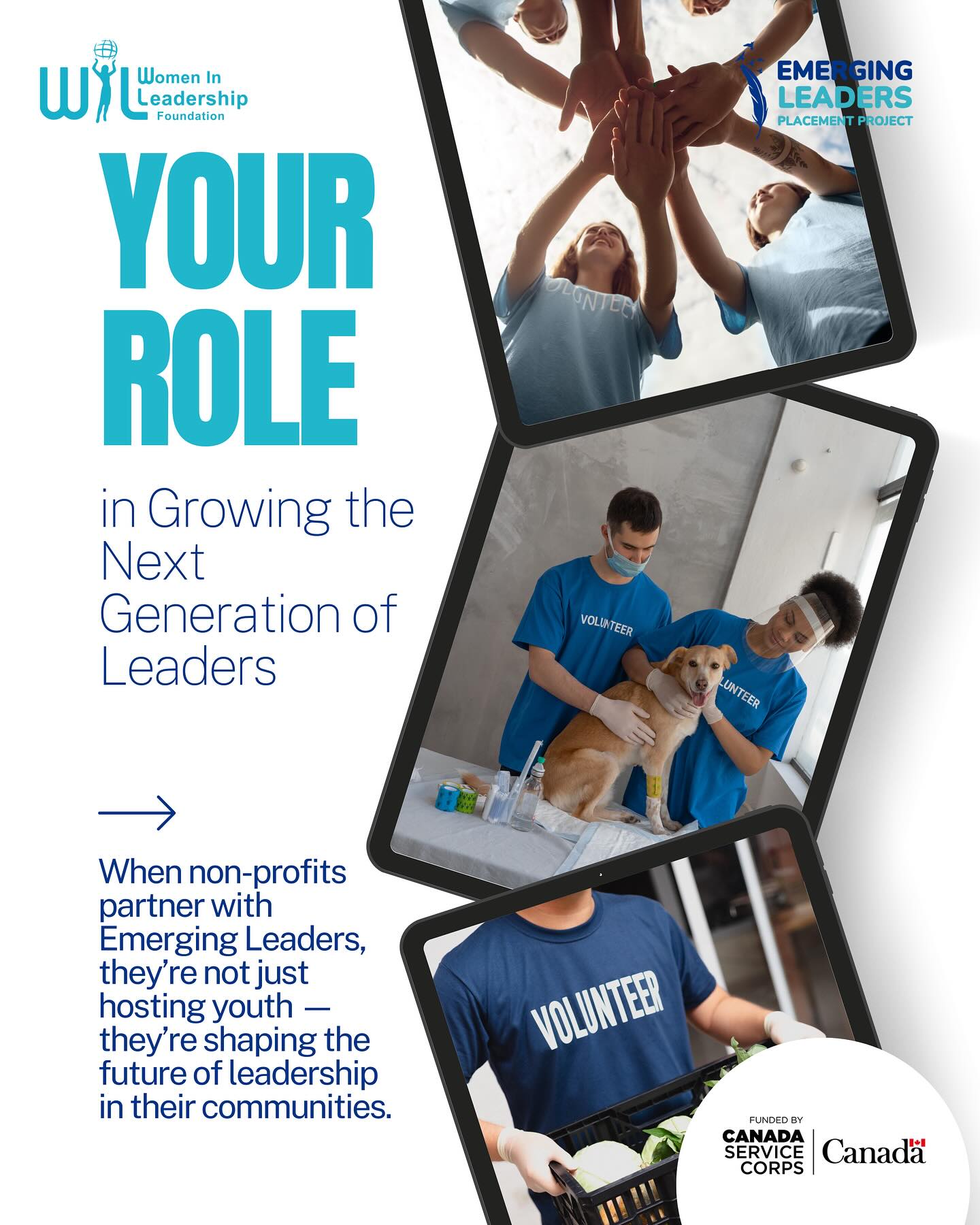 Non-profits help grow the next generation of leaders 🌟
By welcoming youth into your organization, you create space for fresh ideas, new energy, and meaningful community impact. 💡
Together, we’re building stronger leaders and stronger communities for tomorrow. 💪
📧 Reach out to us at leaders.wil@gmail.com to get involved
🔗 Learn more through the link in our bio under Emerging Leaders Placement Project or visit leaderscanada.ca
Proudly funded by Canada Service Corps
#CanadaServiceCorps #LeadersToday #YouthInCanada #EmergingLeaders #YouthLeadership #NonProfitImpact