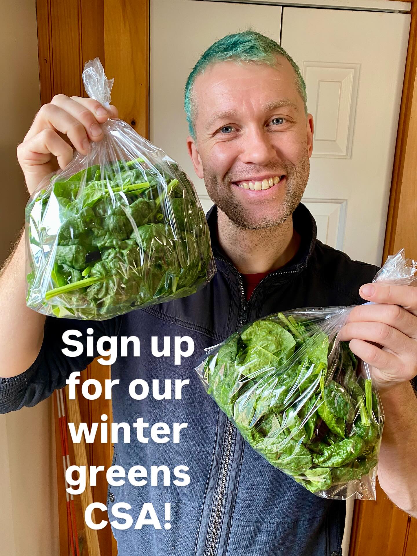📣 Get ya greens here! We’ve opened sign ups for our winter greens CSA!
Luscious greens are growing in our unheated high tunnels and we want you to share in them this winter. Twenty week pick up on the farm from November through April, sliding scale pricing. All the details are on our site: farthestfieldfarm.com/winter-csa.
We’d love to see you over the winter!
#wintergreens #spinach #arugula #smallfarm #freeportmaine