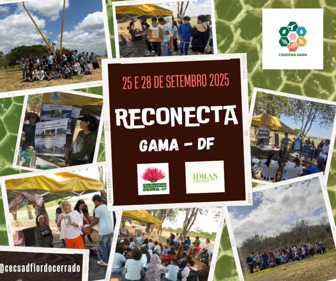 Gratidão que Transborda: Reconecta Gama! 💚
O CECSA-DF agradece de coração a todos e todas que contribuíram para a edição memorável do Reconecta Gama! Foi um sucesso graças à sua energia e participação! 🙏
Nós acreditamos firmemente que, para uma transformação social eficaz, a educação socioambiental de base comunitária e de território é fundamental. 🌱
É na união de saberes e na escuta ativa que conseguimos fomentar políticas públicas realmente relevantes. É no diálogo que transformamos pensamentos e ações em realidade!
Juntos, somos mais fortes! 🤝
#CECSADF #ReconectaGama #EducaçãoSocioambiental #TransformaçãoSocial #Comunidade #GamaDF #Sustentabilidade #Diálogo #PolíticaPública