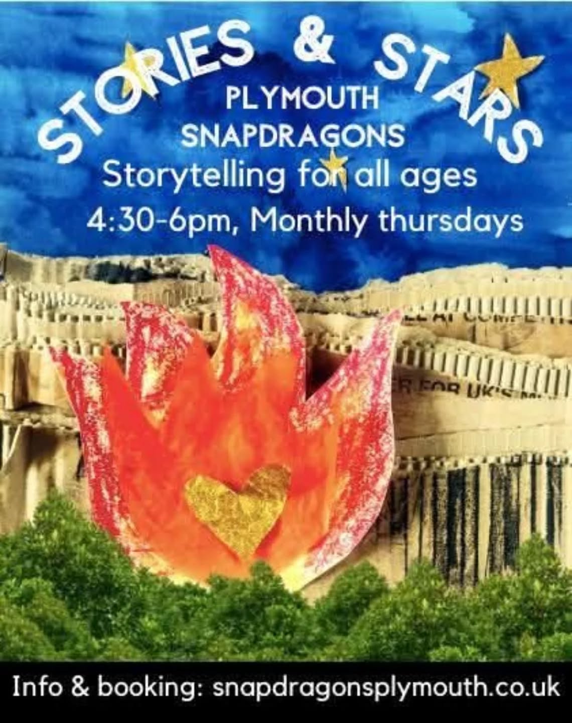 Not long now! We're looking forward to welcoming @hanu_oh in a couple of weeks for the first Family Friendly storytelling circle at Snapdragons. Are you going to join us?